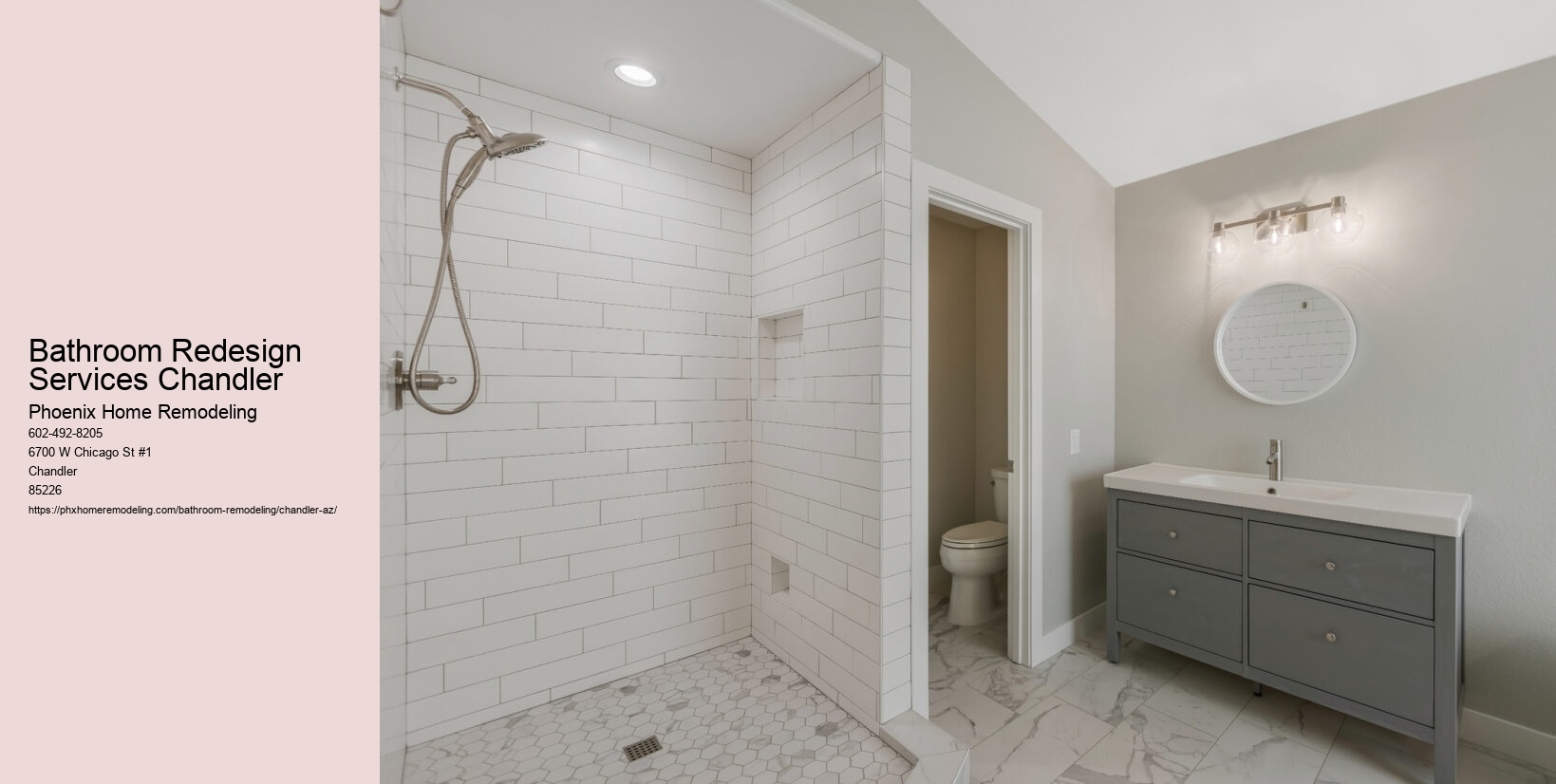 Bathroom Redesign Services Chandler