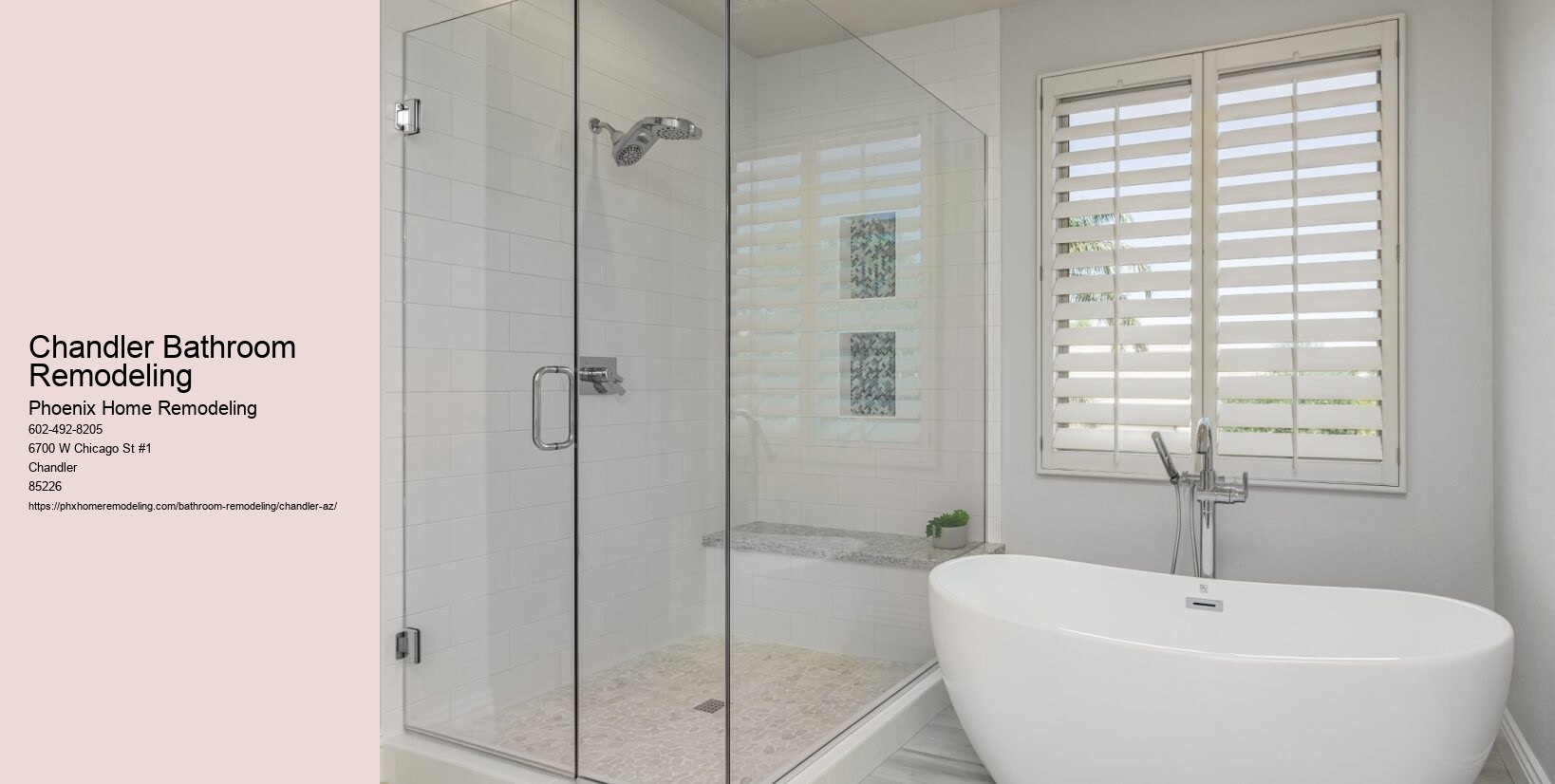 Chandler Bathroom Remodeling