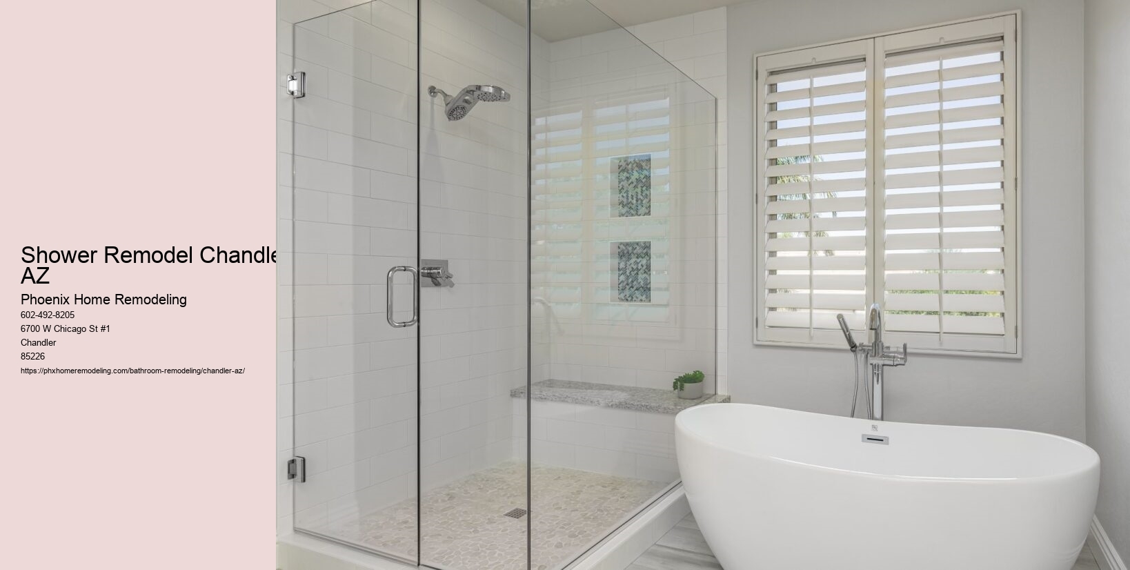 Shower Remodel Chandler AZ