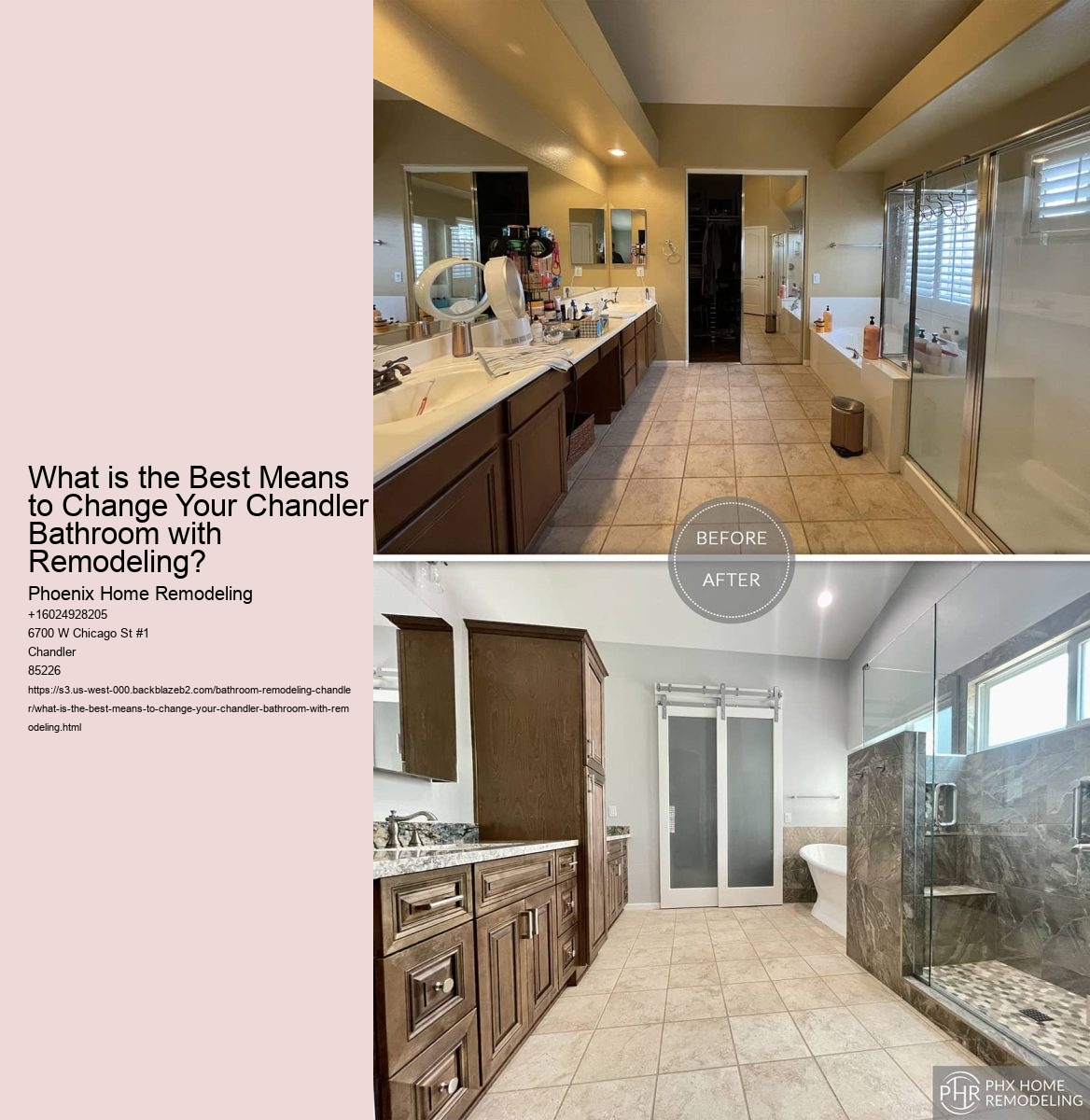 What is the Best Means to Change Your Chandler Bathroom with Remodeling?