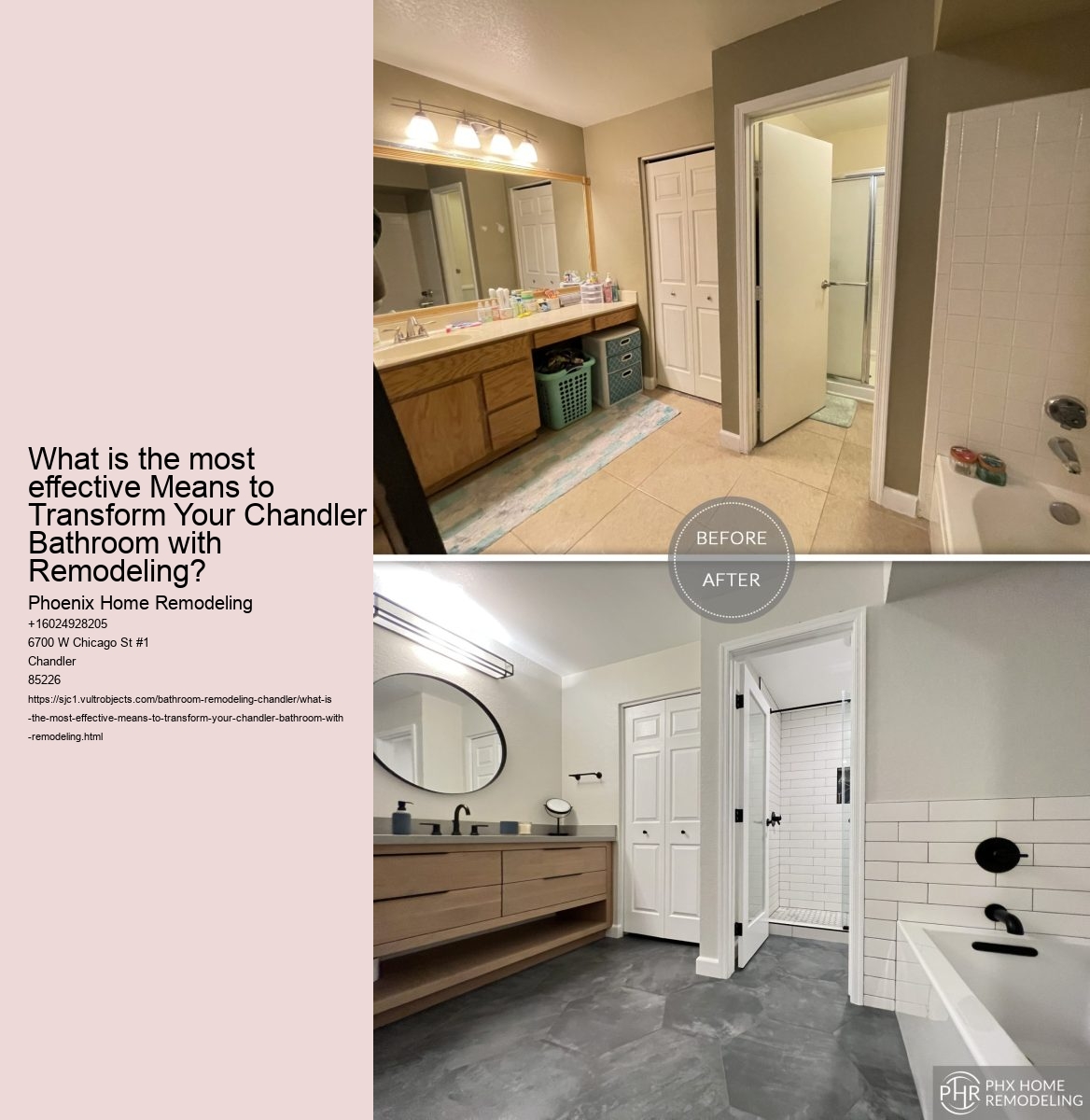 What is the most effective Means to Transform Your Chandler Bathroom with Remodeling?
