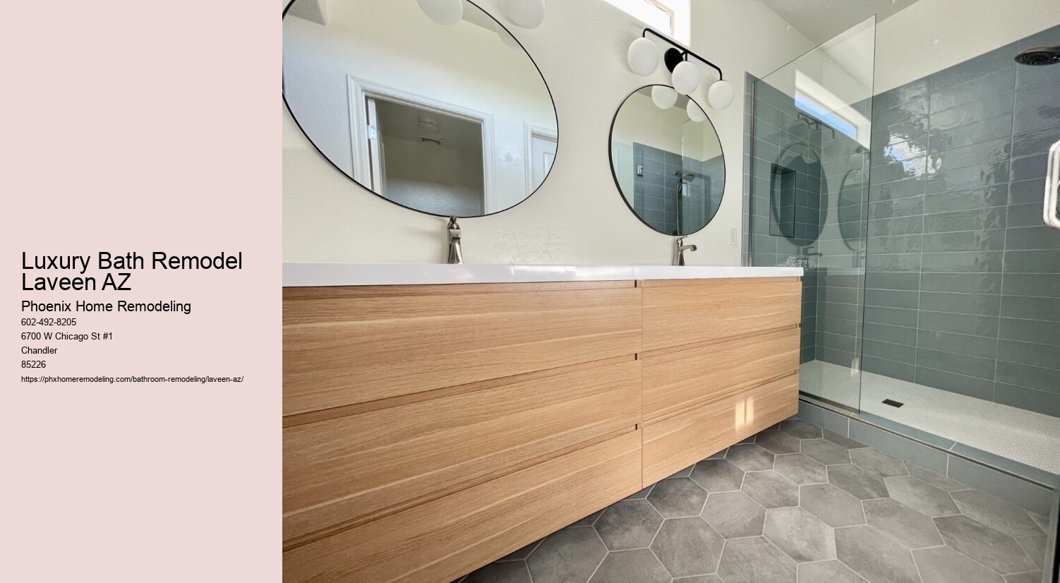 Luxury Bath Remodel Laveen AZ