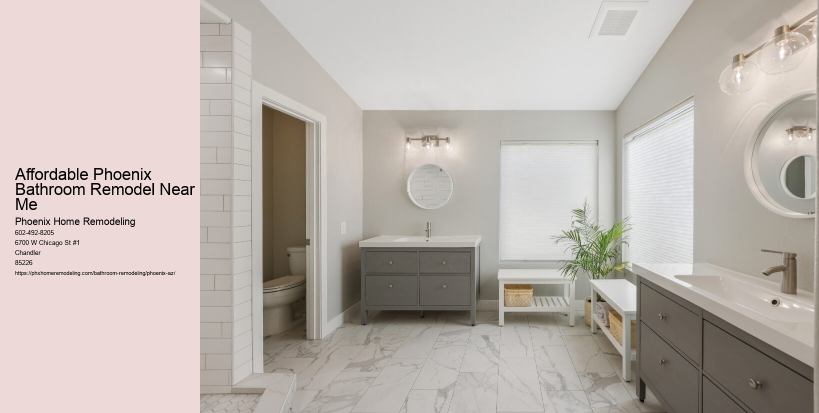 Affordable Phoenix Bathroom Remodel Near Me