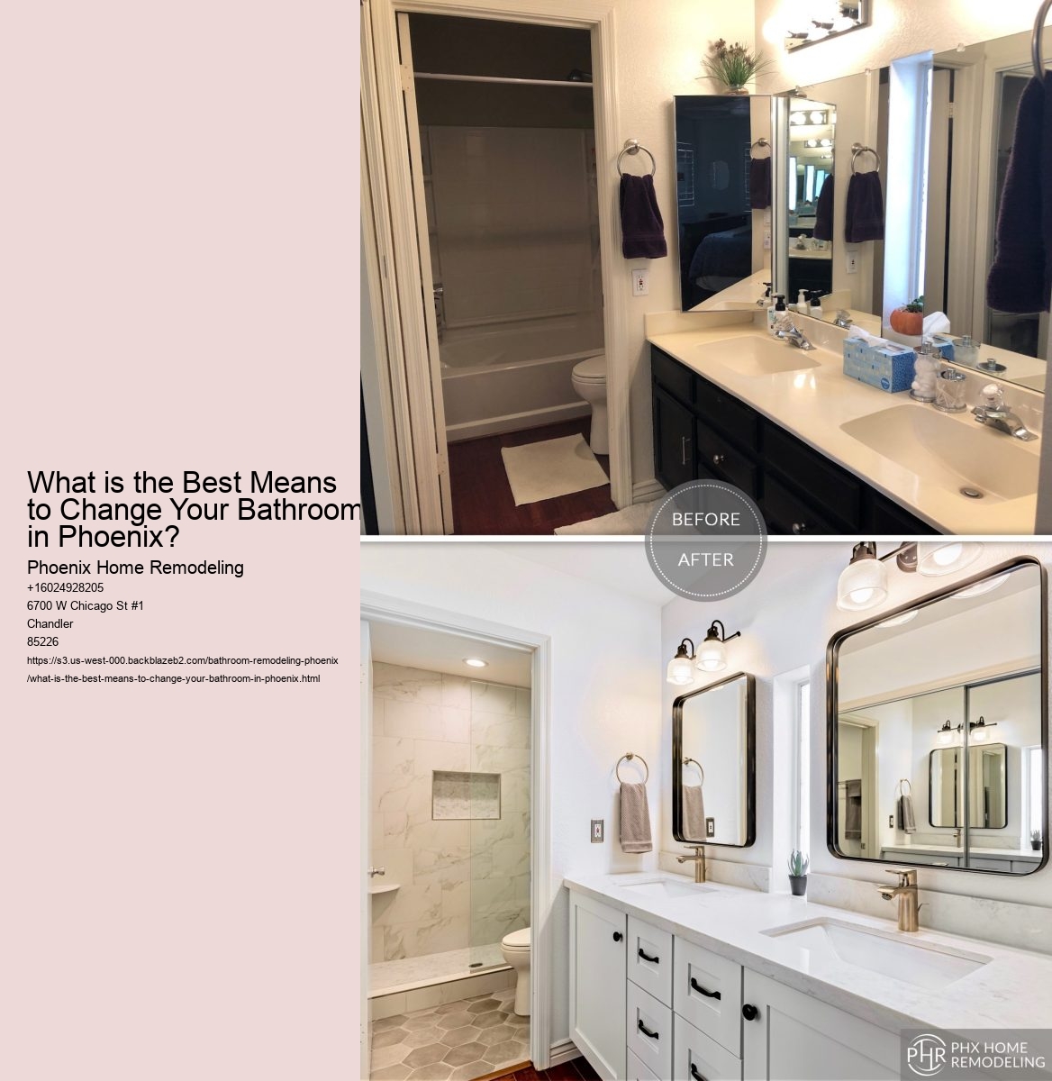 What is the Best Means to Change Your Bathroom in Phoenix?