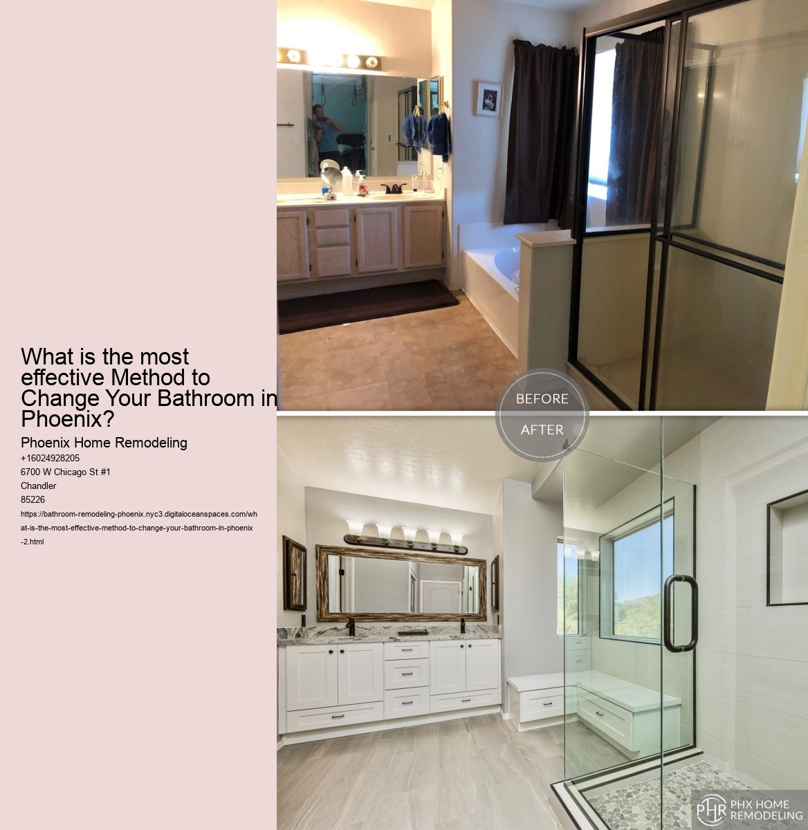 What is the most effective Method to Change Your Bathroom in Phoenix?