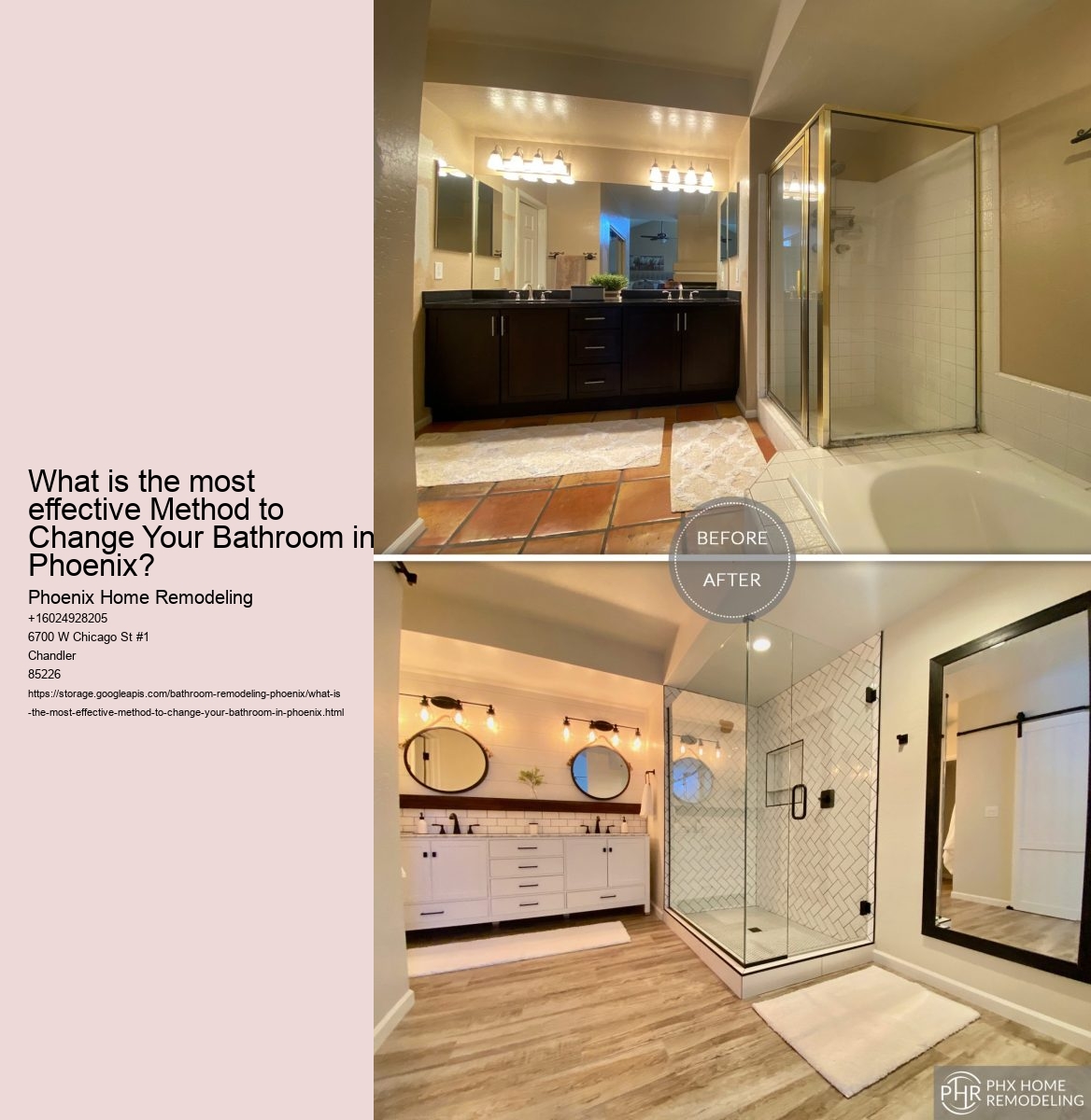 What is the most effective Method to Change Your Bathroom in Phoenix?
