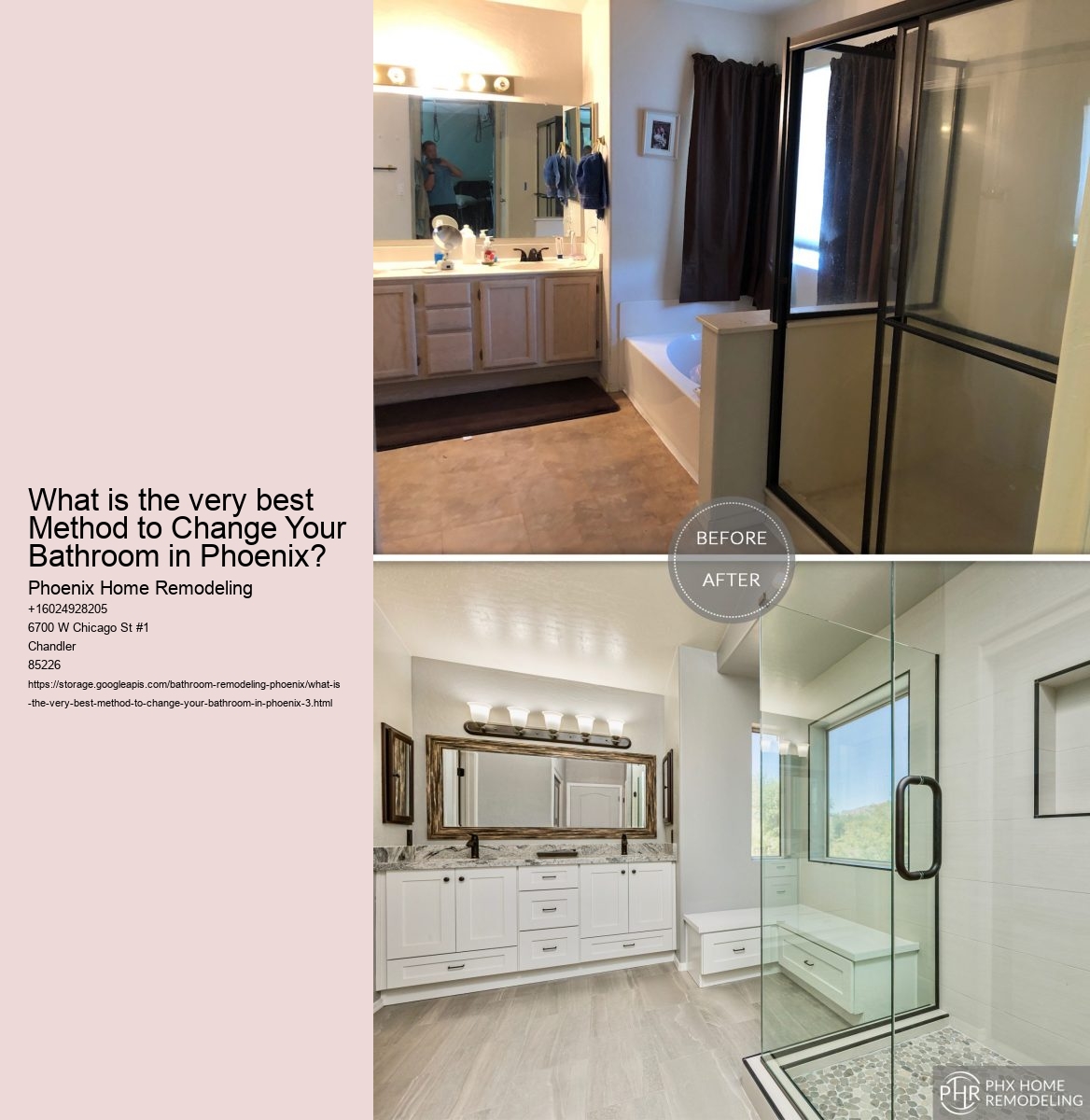 What is the very best Method to Change Your Bathroom in Phoenix?