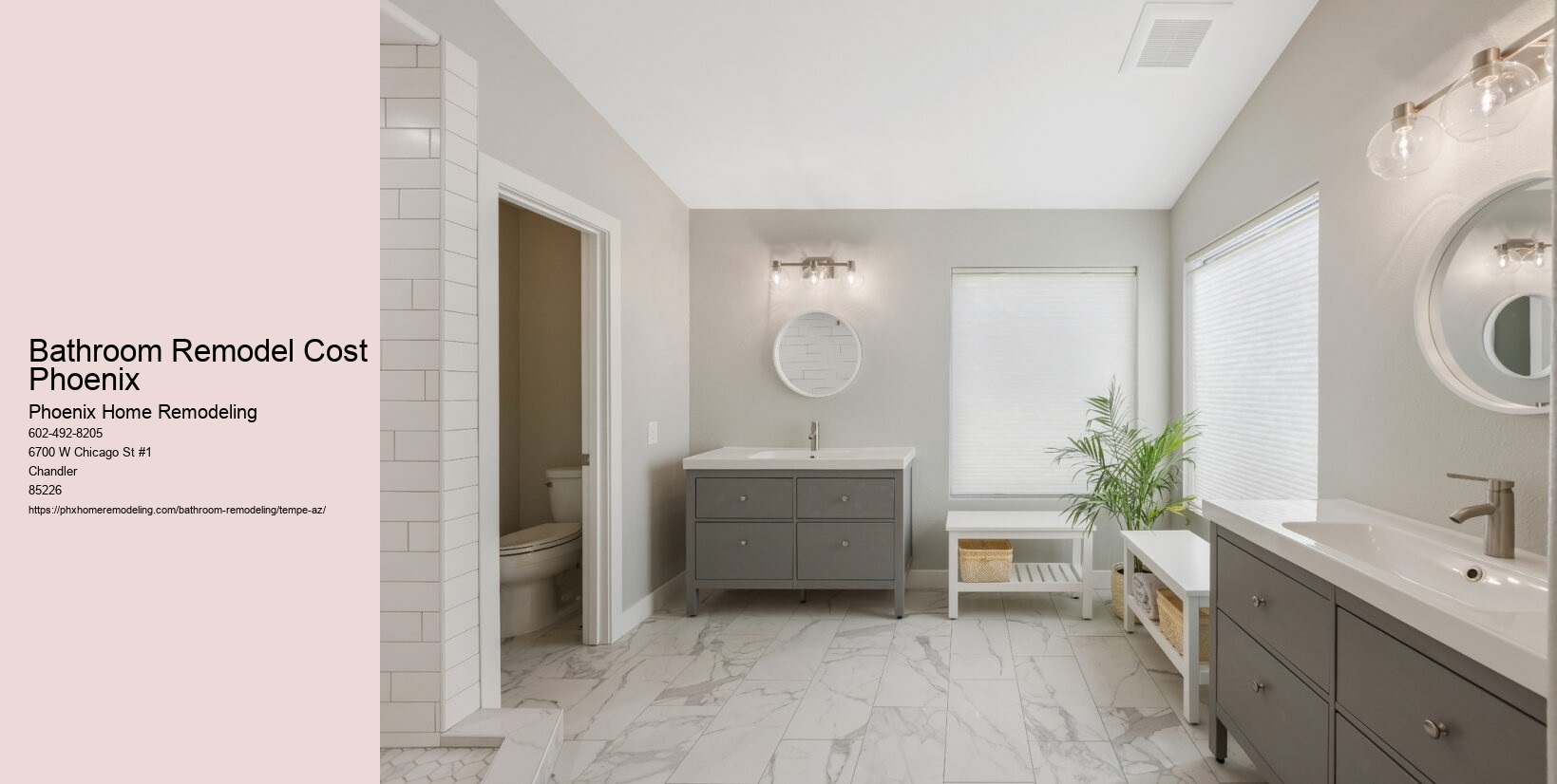 Bathroom Remodel Cost Phoenix