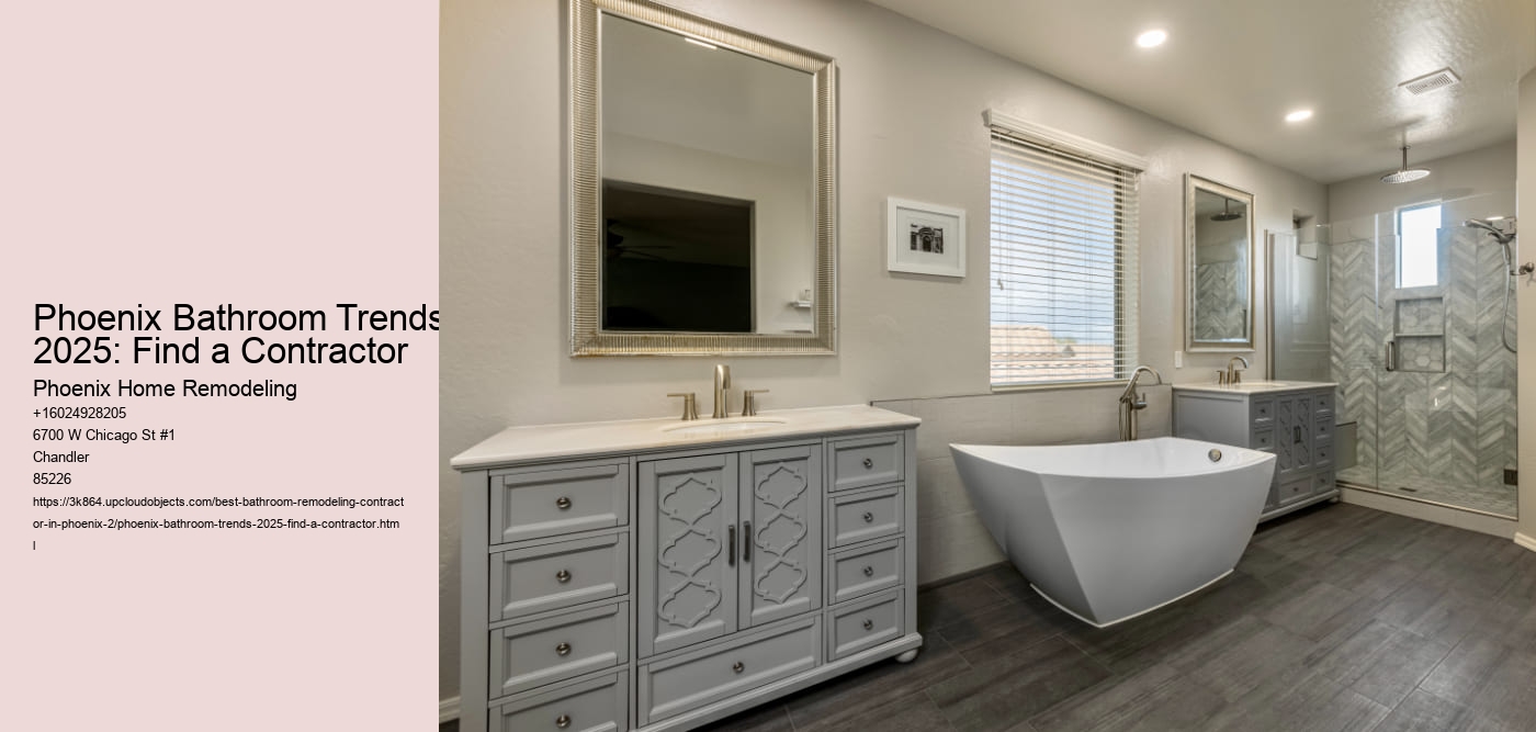 Phoenix Bathroom Trends 2025: Find a Contractor