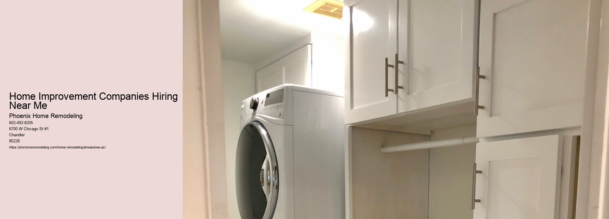 Home Improvement Companies Hiring Near Me