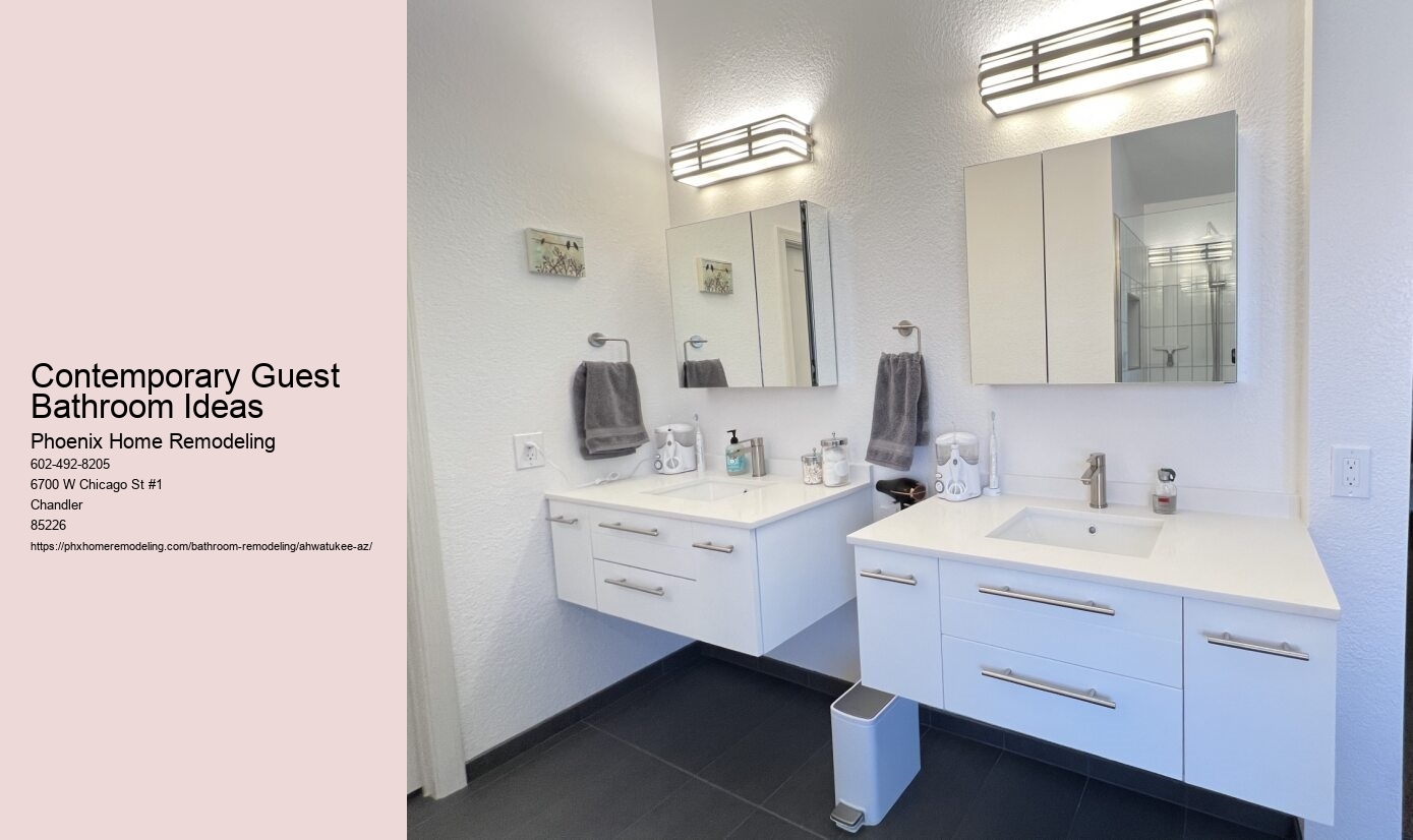 Contemporary Guest Bathroom Ideas