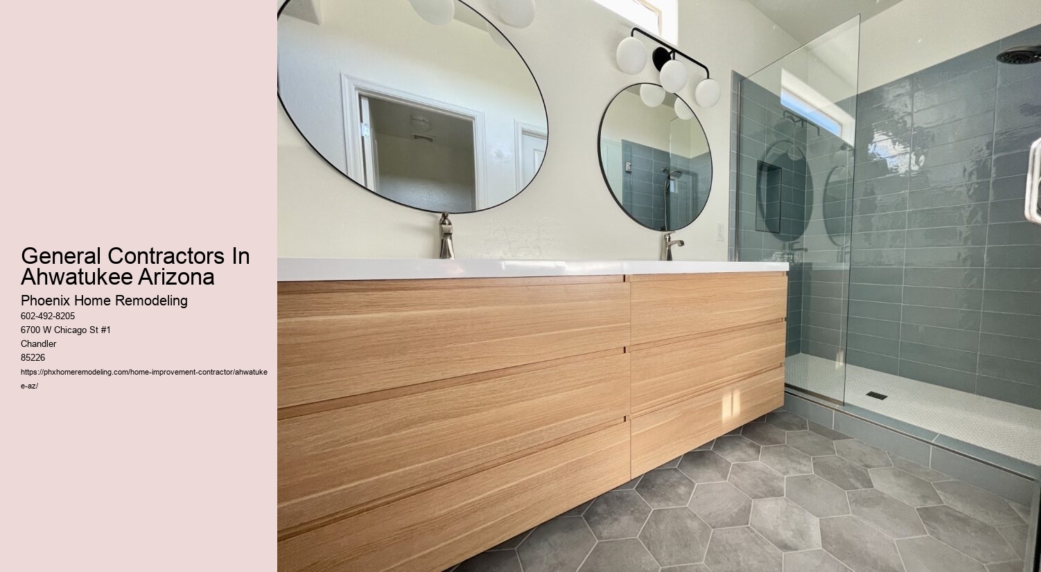 General Contractors In Ahwatukee Arizona
