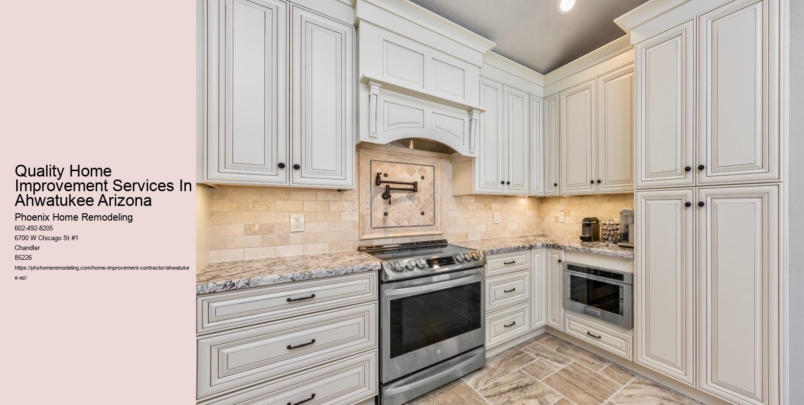 Quality Home Improvement Services In Ahwatukee Arizona