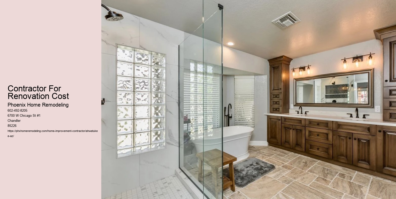 Contractor For Renovation Cost