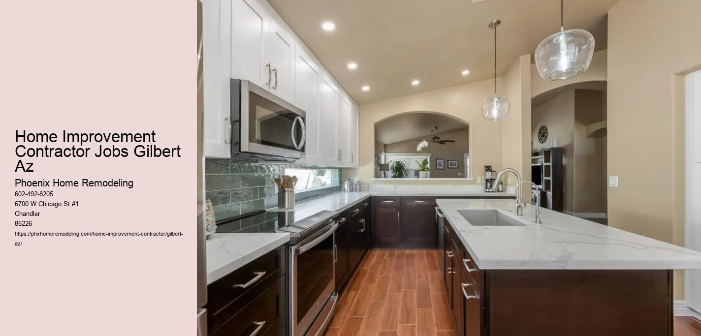 Home Improvement Contractor Jobs Gilbert Az