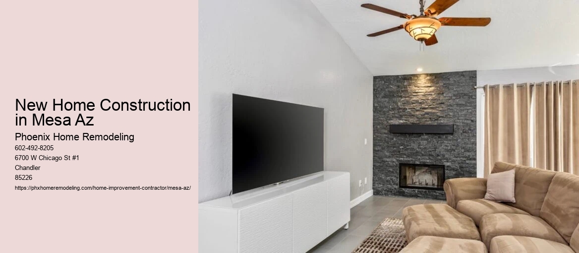 New Home Construction in Mesa Az