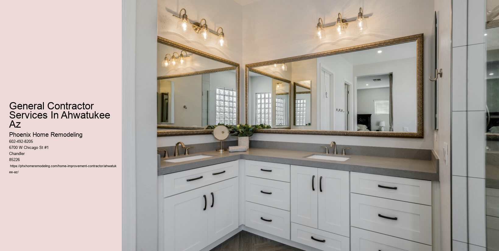 General Contractor Services In Ahwatukee Az