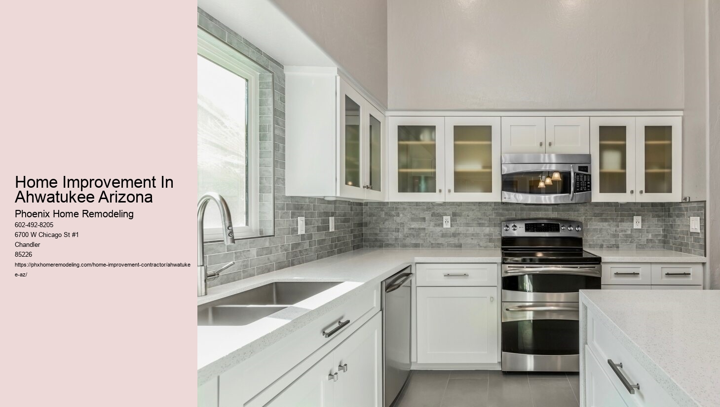 Home Improvement In Ahwatukee Arizona