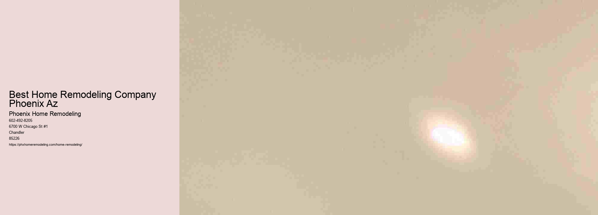 Best Home Remodeling Company Phoenix Az