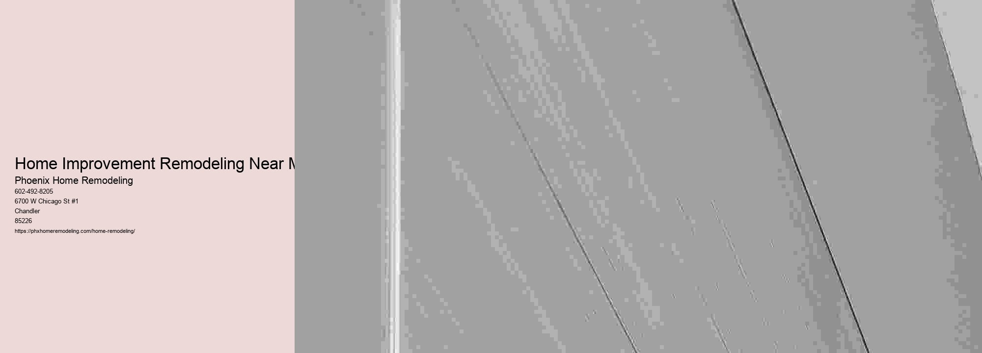 Home Improvement Remodeling Near Me