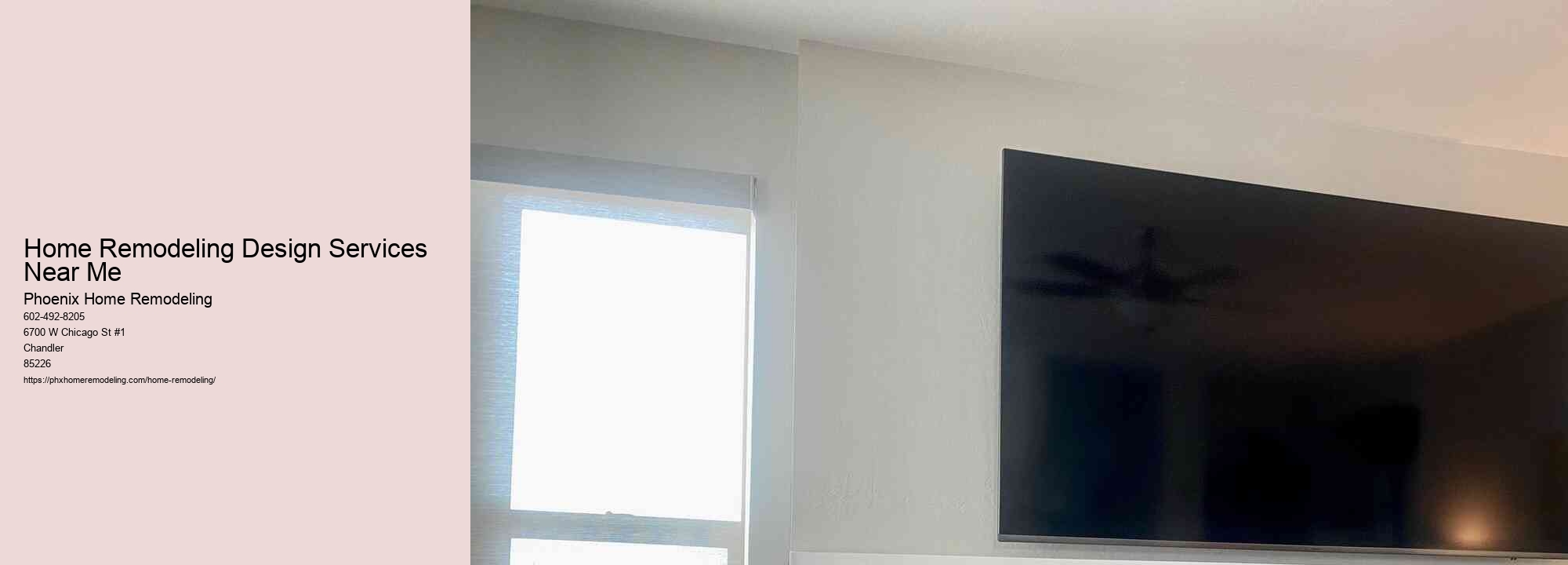 Home Remodeling Design Services Near Me