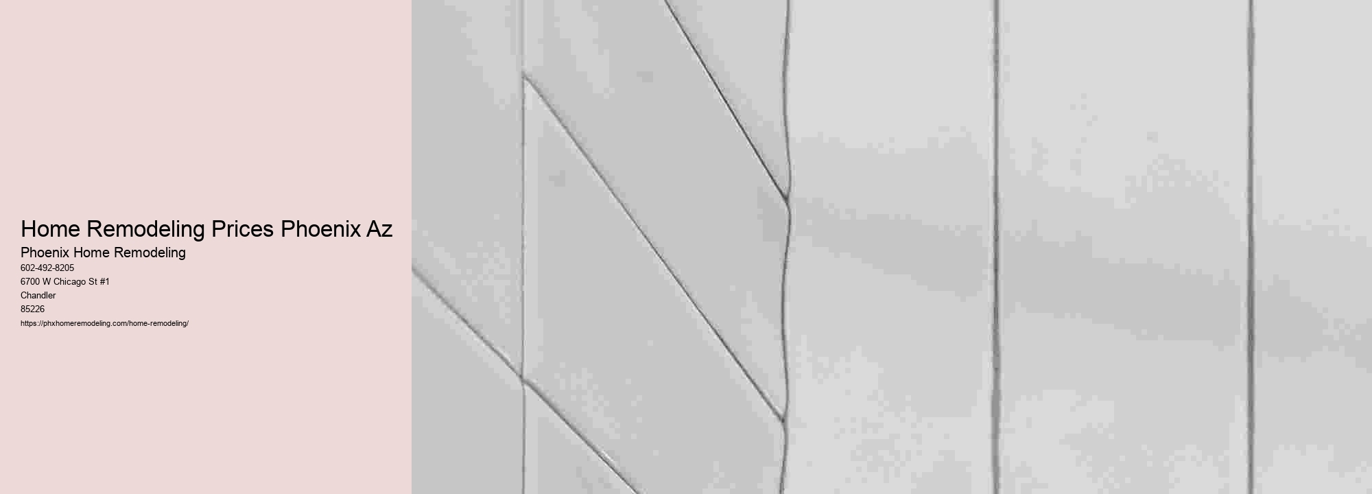 Home Remodeling Prices Phoenix Az