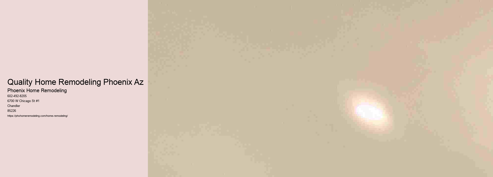 Quality Home Remodeling Phoenix Az