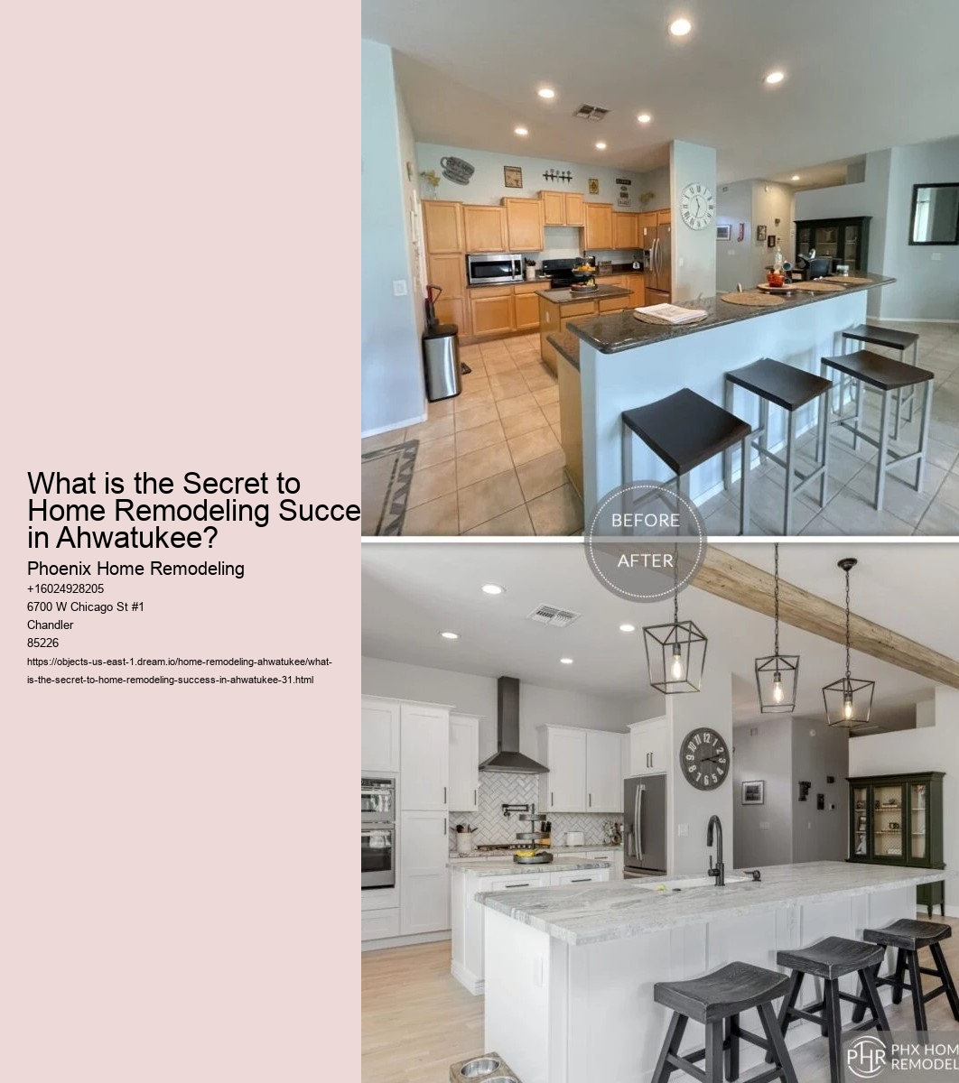 What is the Secret to Home Remodeling Success in Ahwatukee?