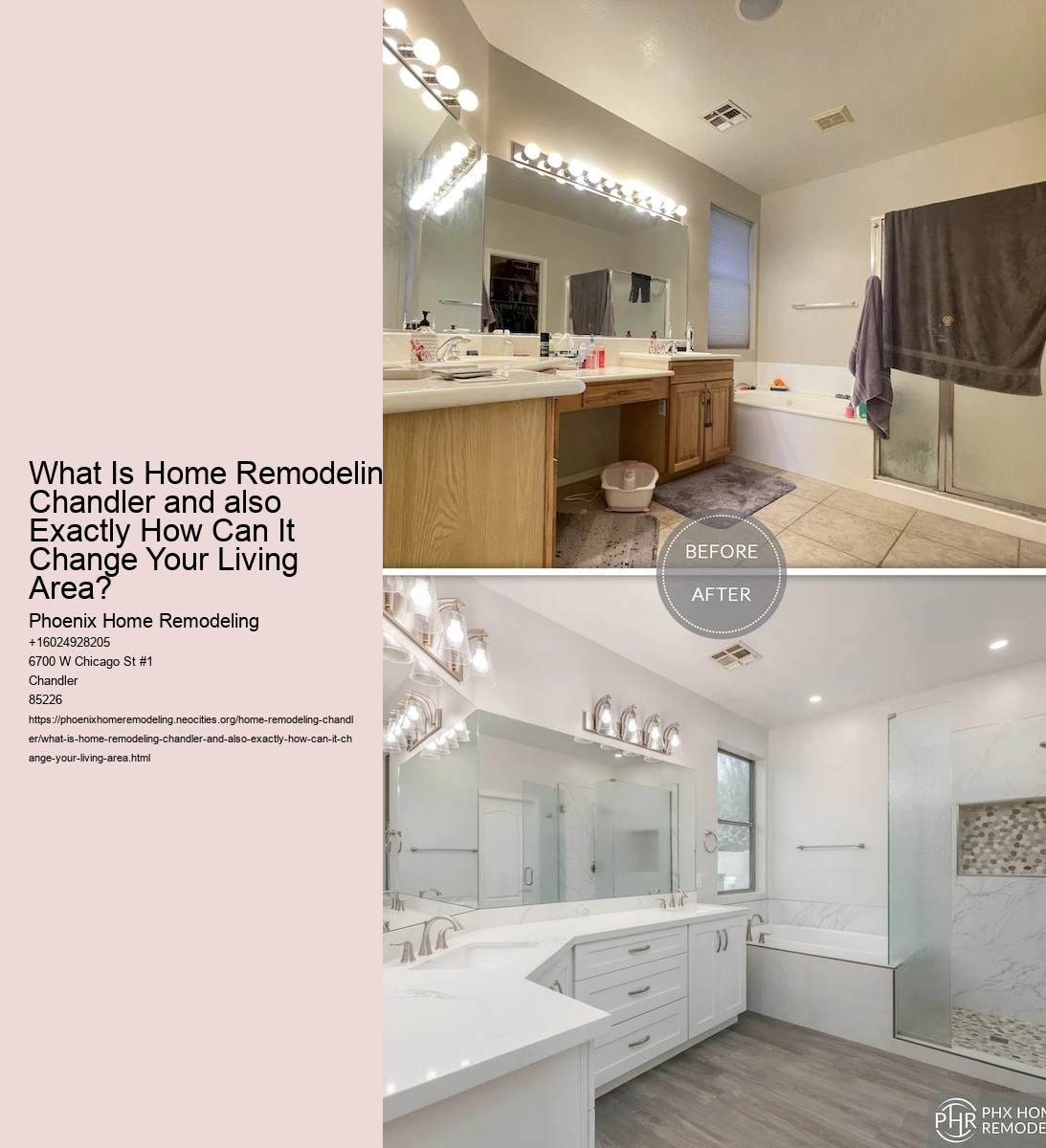 What Is Home Remodeling Chandler and also Exactly How Can It Change Your Living Area?