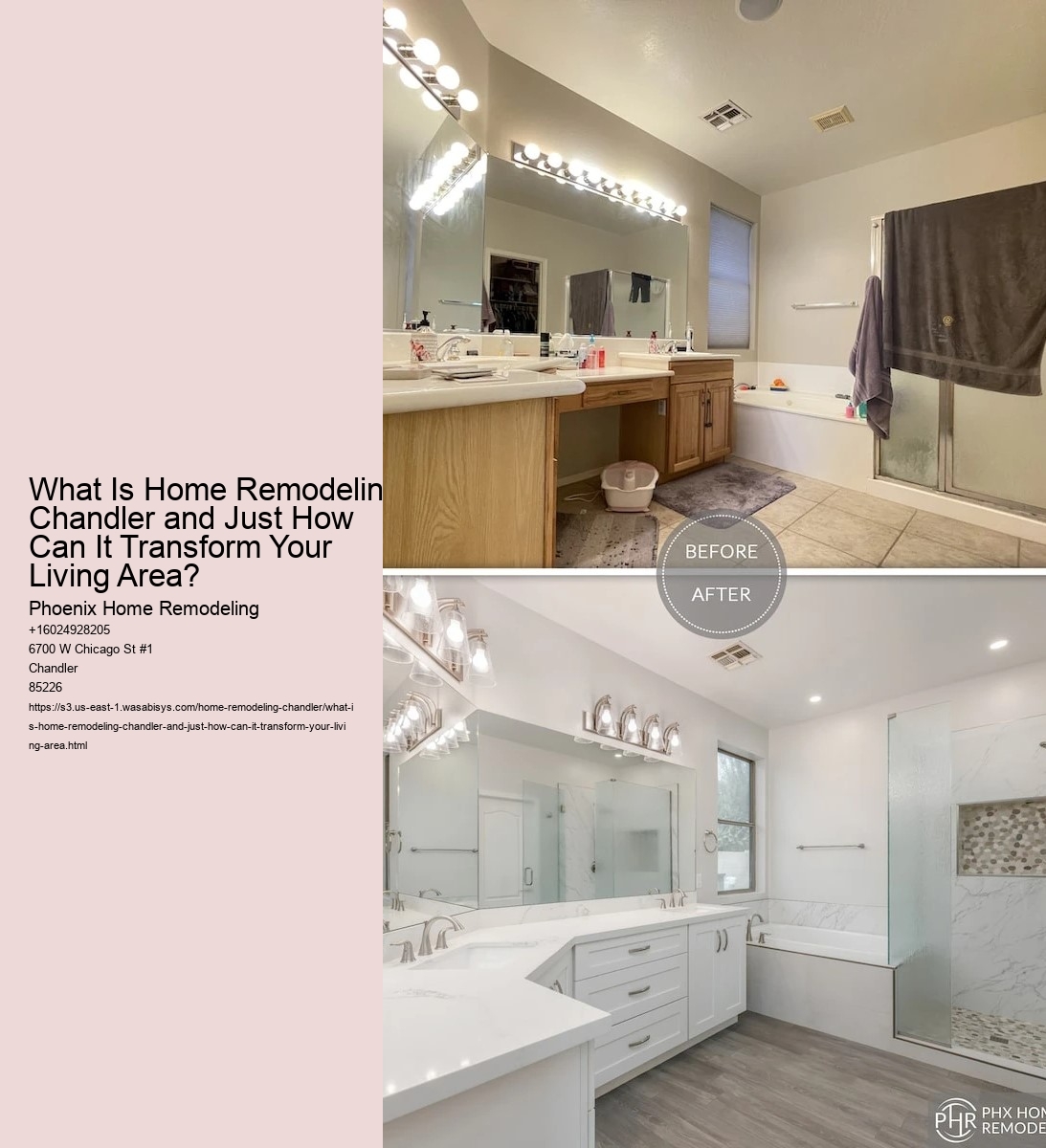 What Is Home Remodeling Chandler and Just How Can It Transform Your Living Area?