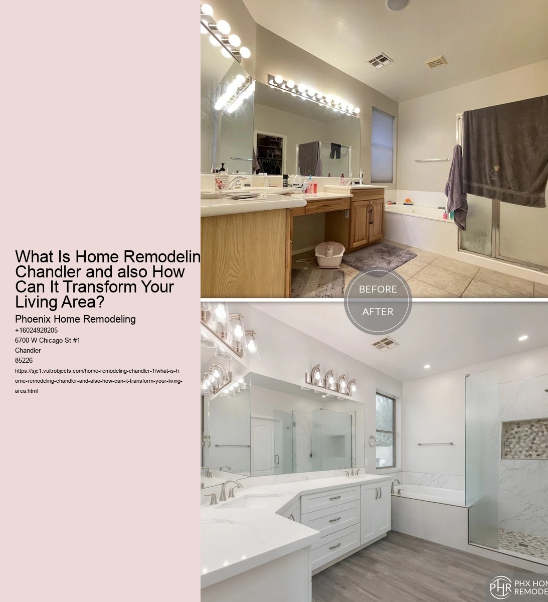 What Is Home Remodeling Chandler and also How Can It Transform Your Living Area?