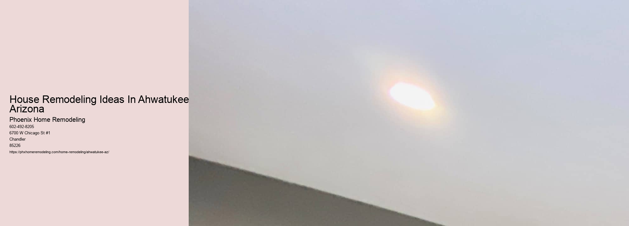 House Remodeling Ideas In Ahwatukee Arizona