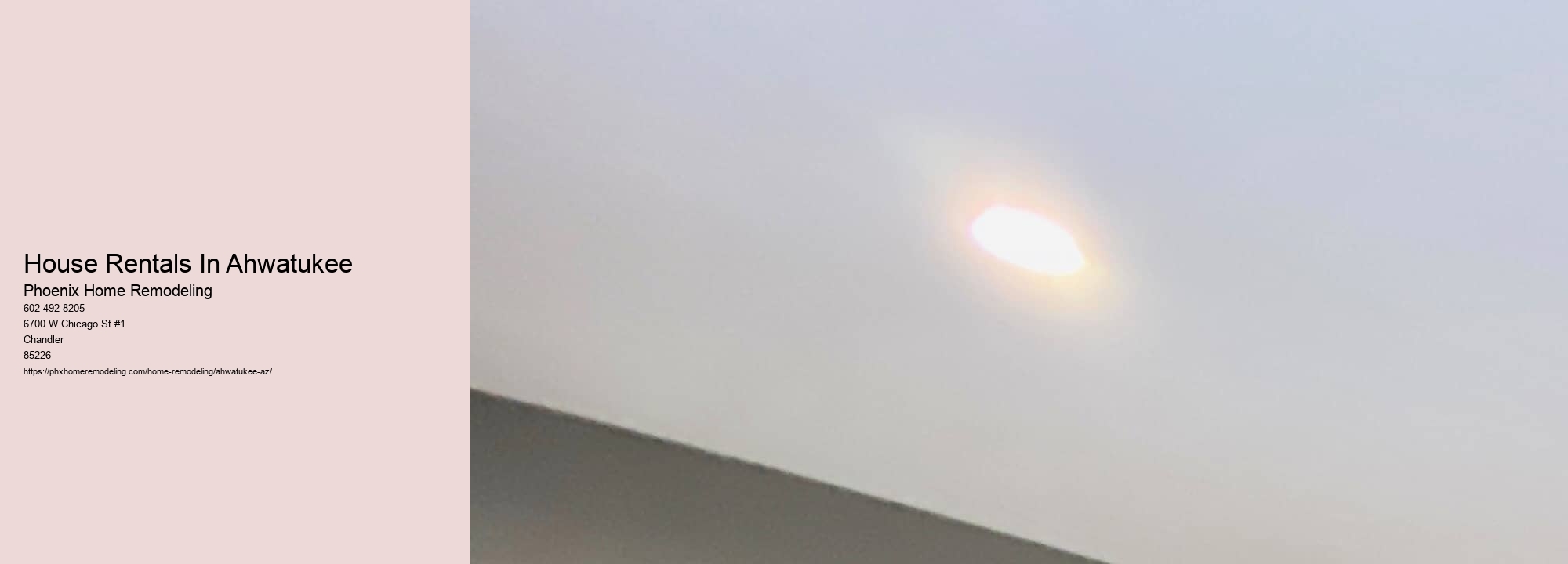 House Rentals In Ahwatukee