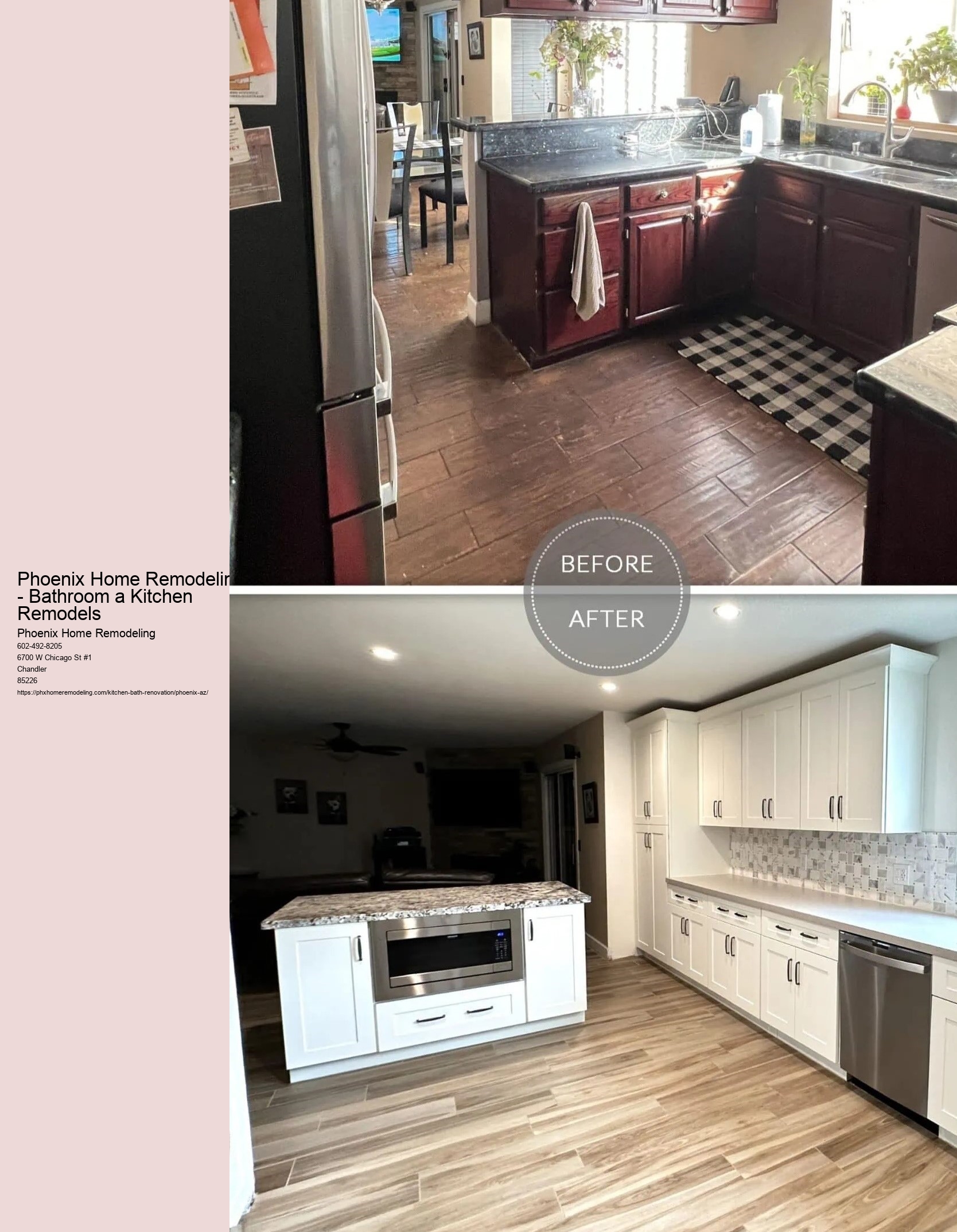 Phoenix Home Remodeling - Bathroom a Kitchen Remodels