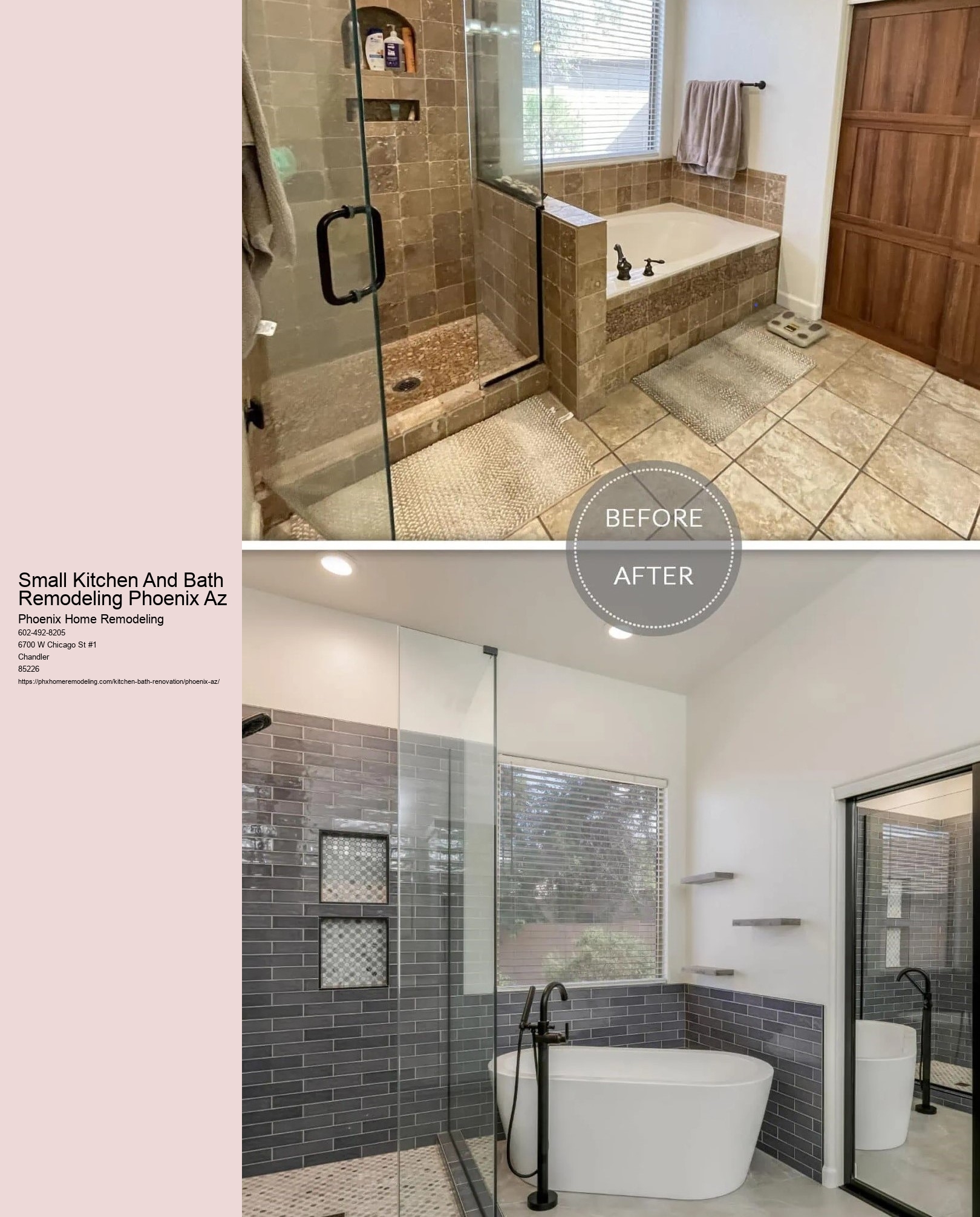 Small Kitchen And Bath Remodeling Phoenix Az