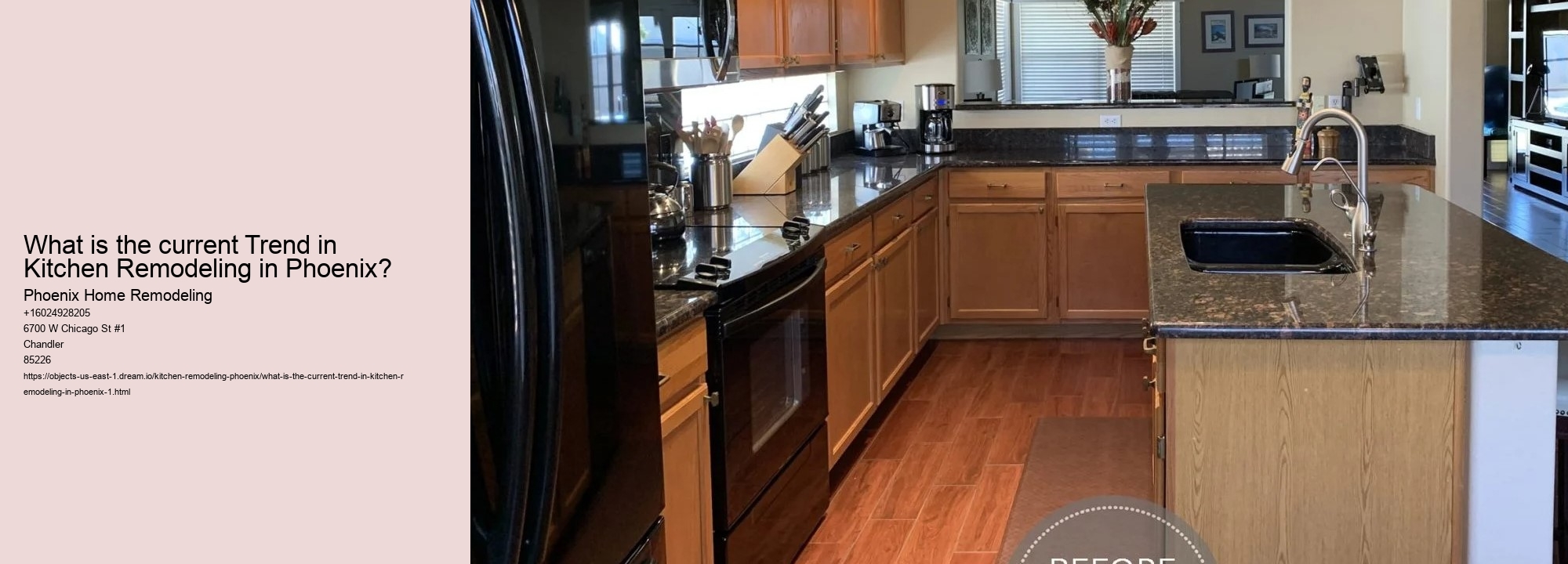 What is the current Trend in Kitchen Remodeling in Phoenix?