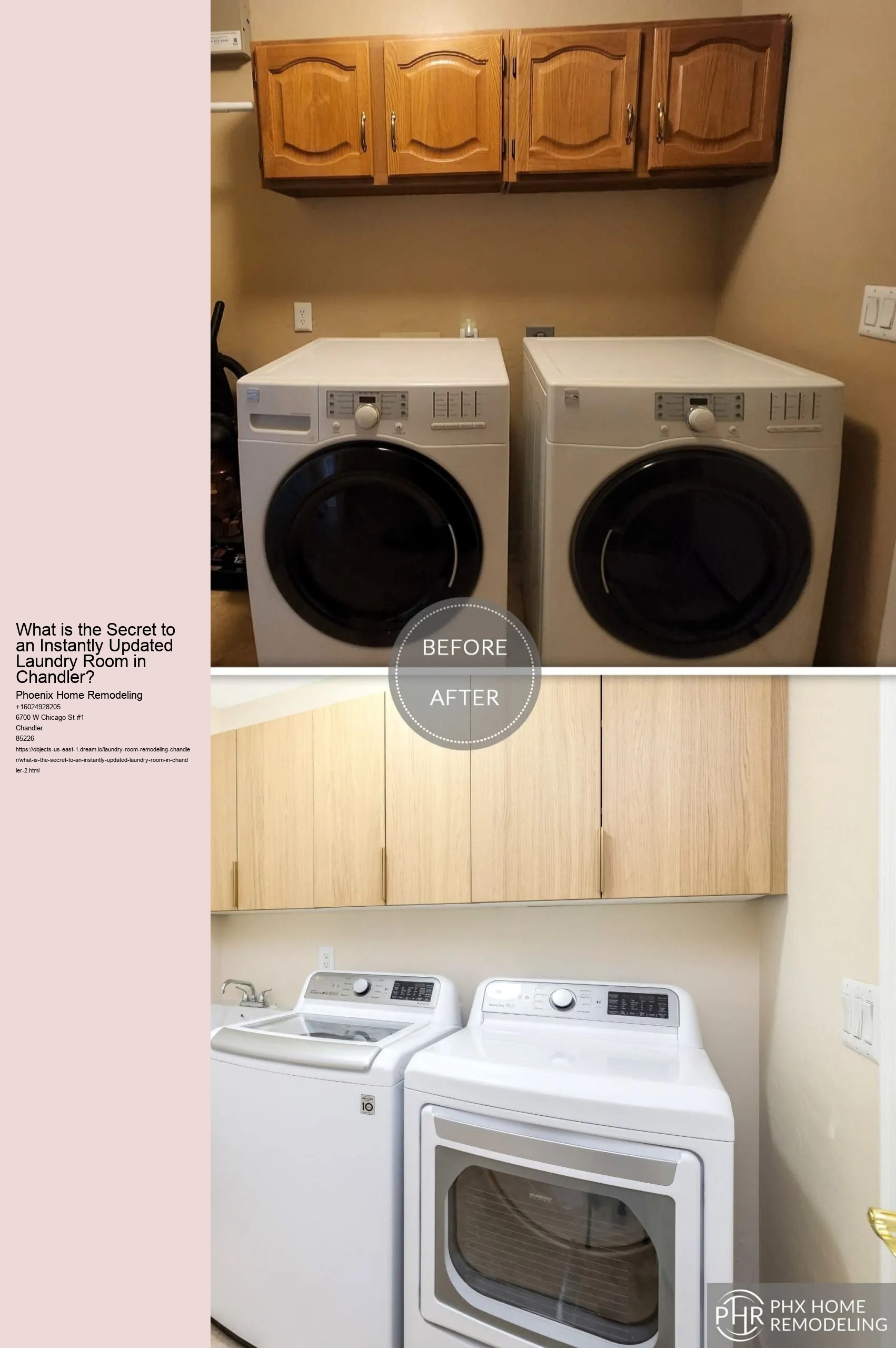 What is the Secret to an Instantly Updated Laundry Room in Chandler?