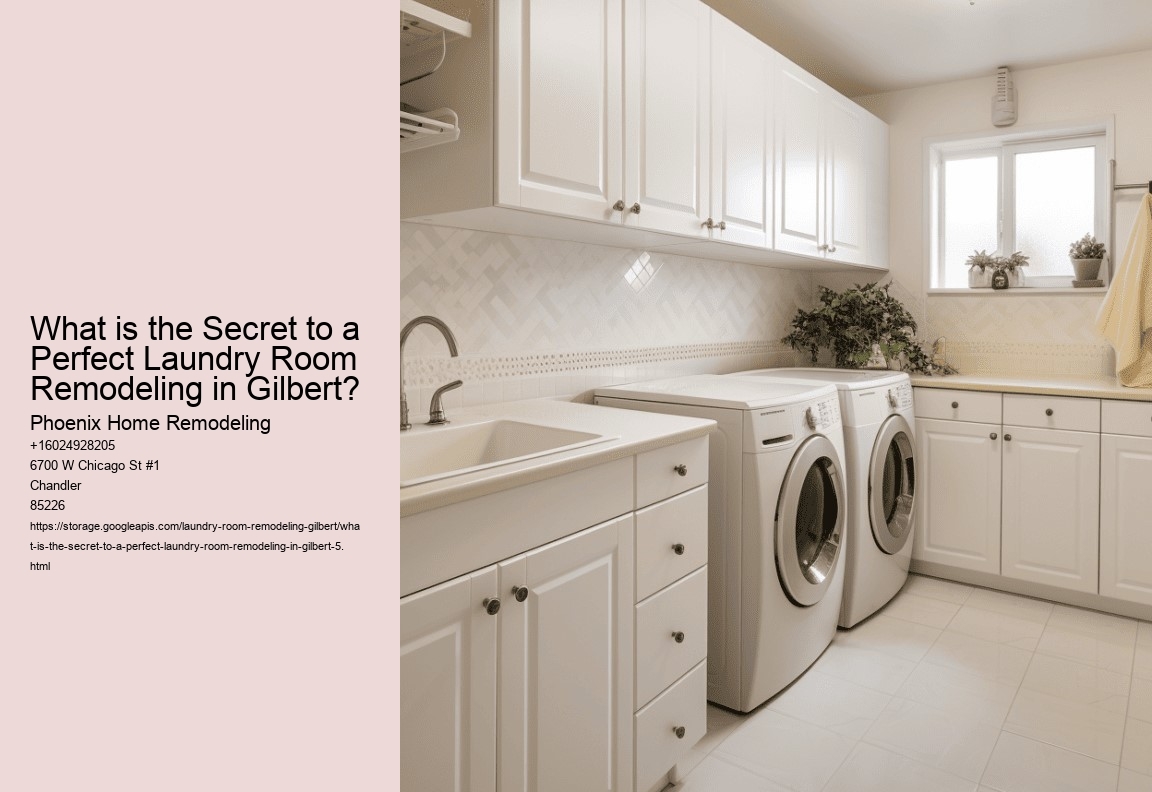 What is the Secret to a Perfect Laundry Room Remodeling in Gilbert?