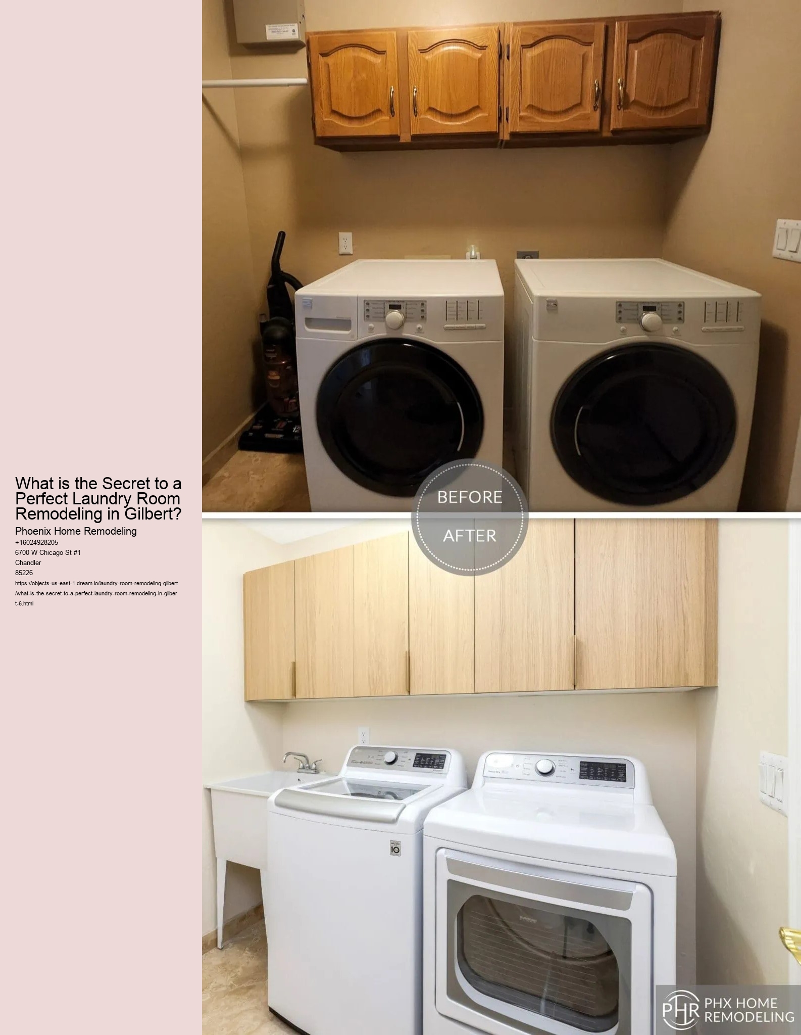 What is the Secret to a Perfect Laundry Room Remodeling in Gilbert?