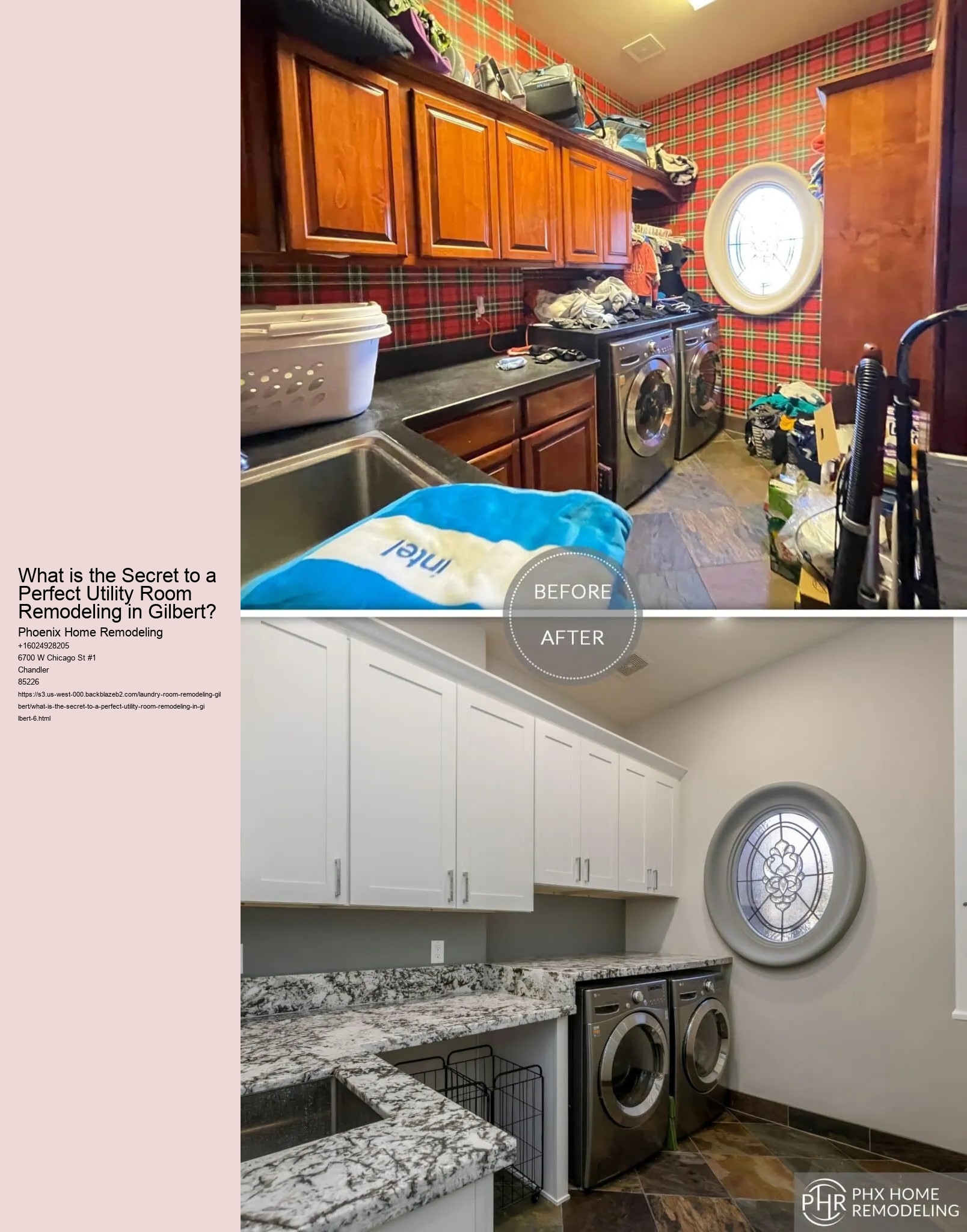 What is the Secret to a Perfect Utility Room Remodeling in Gilbert?