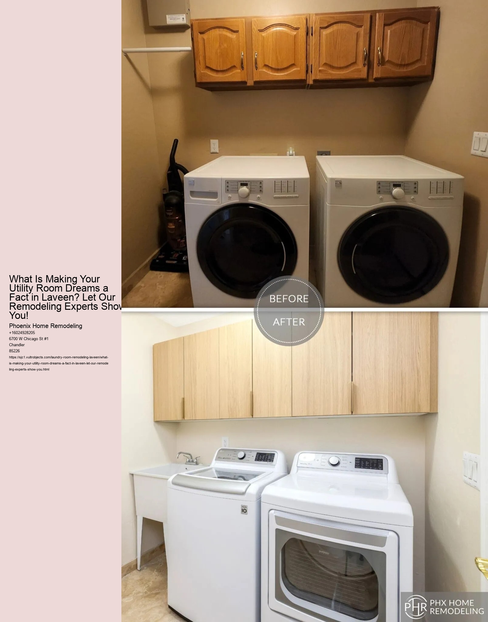 What Is Making Your Utility Room Dreams a Fact in Laveen? Let Our Remodeling Experts Show You!