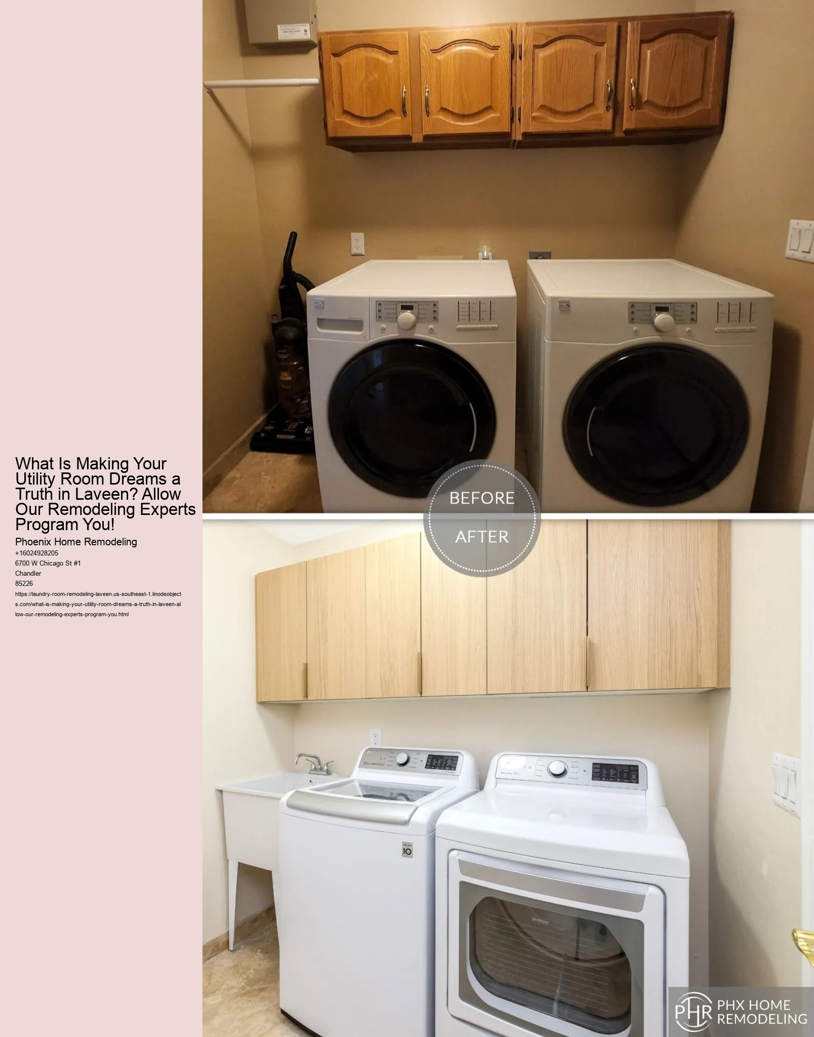 What Is Making Your Utility Room Dreams a Truth in Laveen? Allow Our Remodeling Experts Program You!