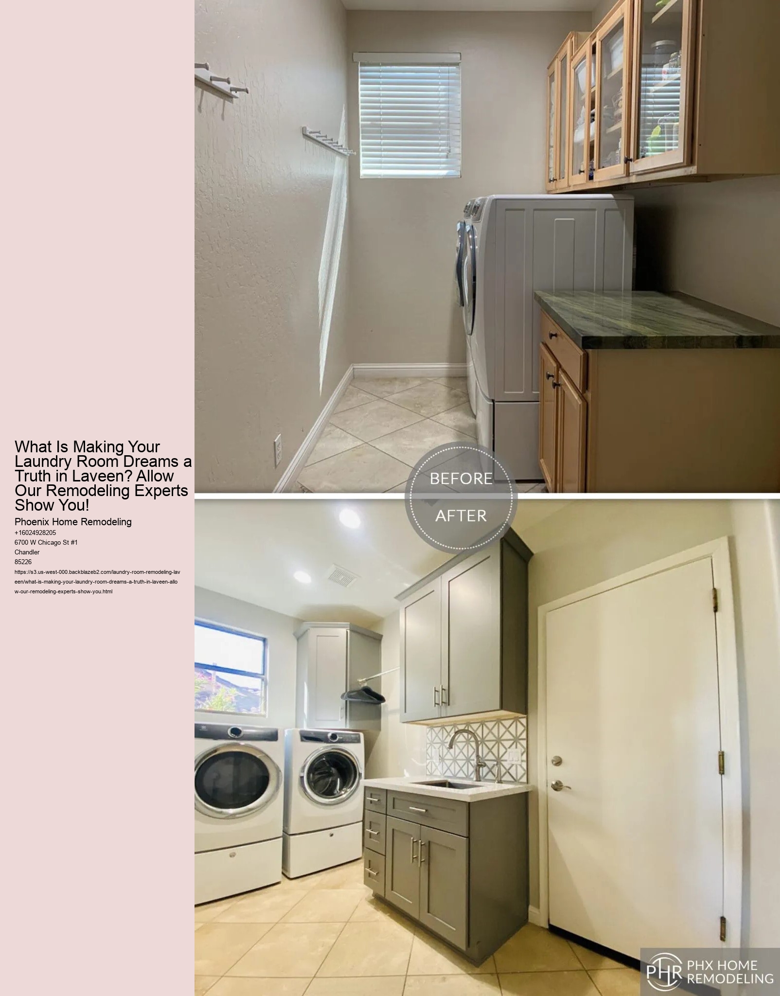 What Is Making Your Laundry Room Dreams a Truth in Laveen? Allow Our Remodeling Experts Show You!