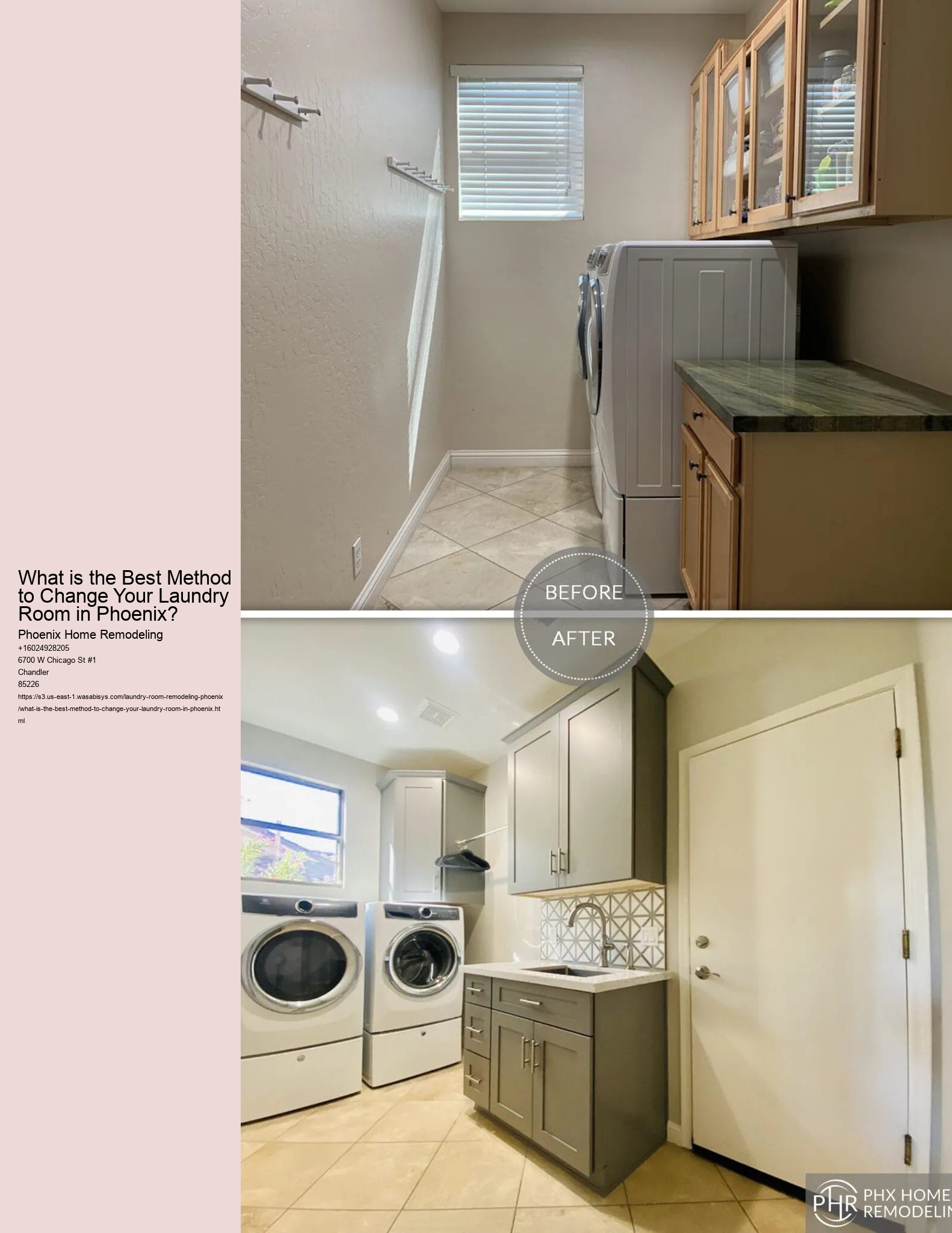 What is the Best Method to Change Your Laundry Room in Phoenix?