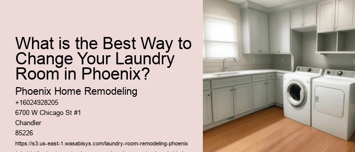 What is the Best Way to Change Your Laundry Room in Phoenix?