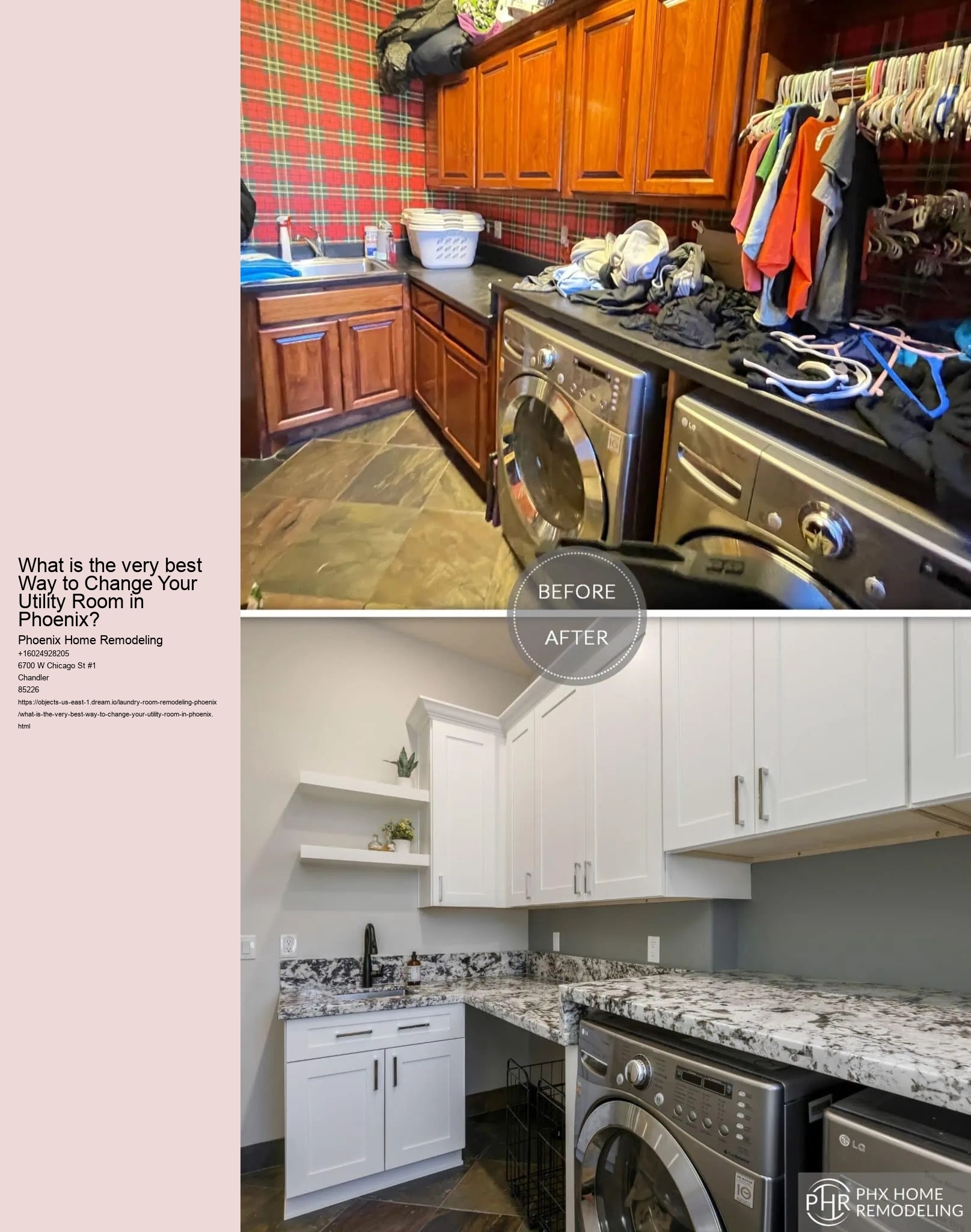 What is the very best Way to Change Your Utility Room in Phoenix?