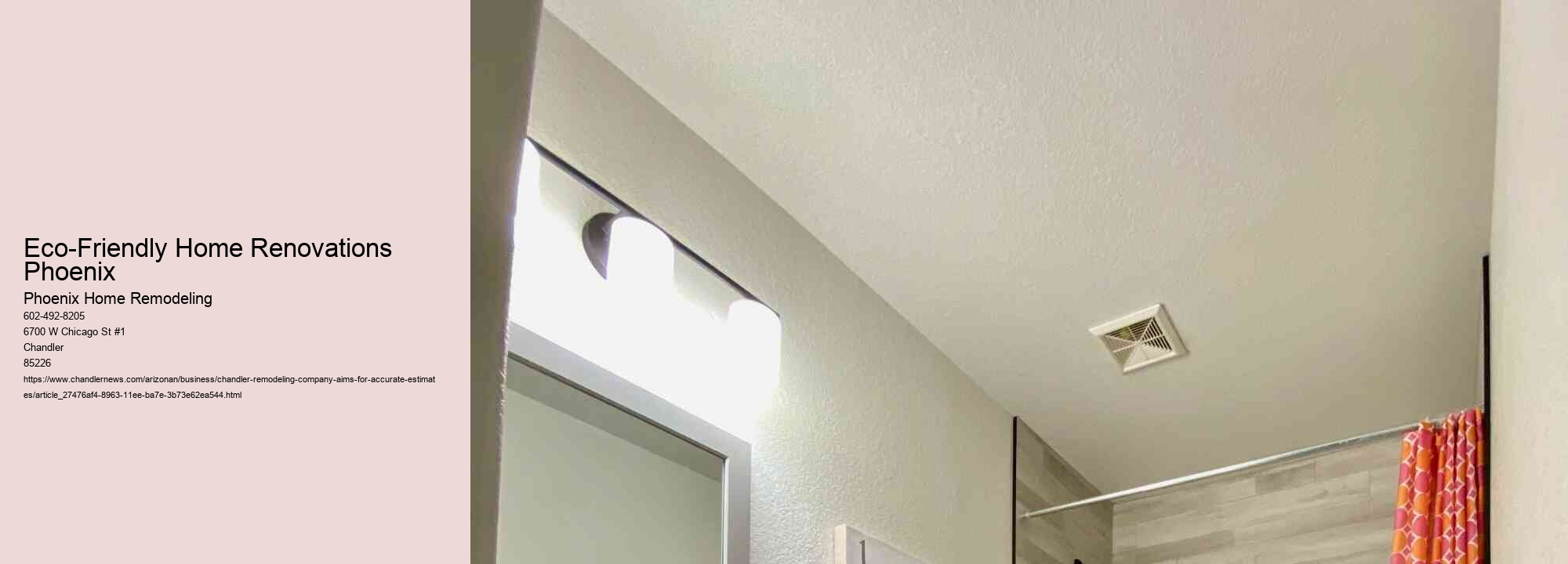 Eco-Friendly Home Renovations Phoenix