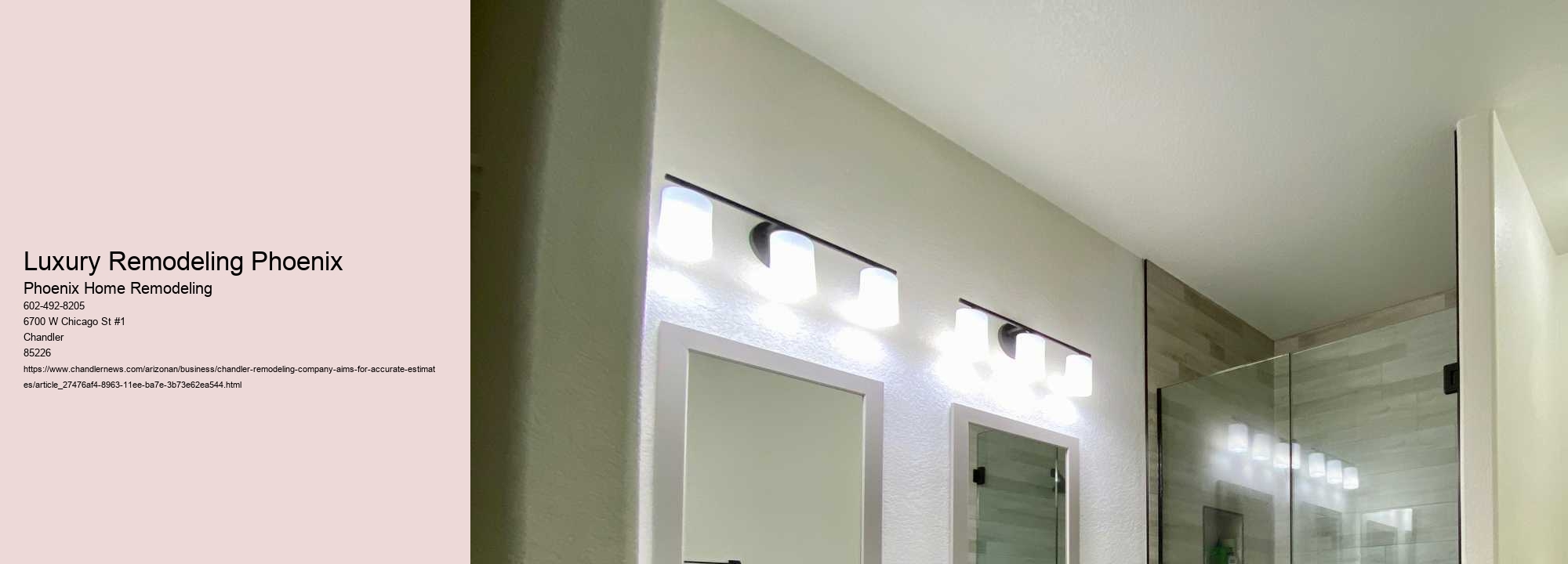 Luxury Remodeling Phoenix
