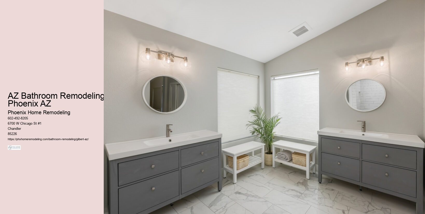 AZ Bathroom Remodeling Phoenix AZ