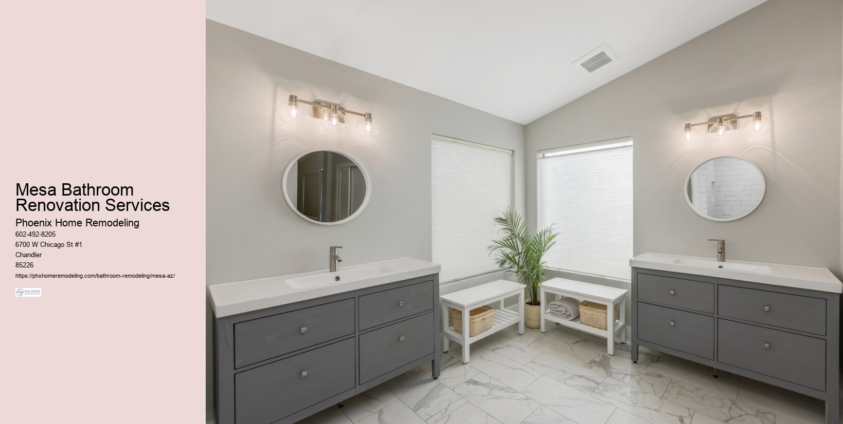 Mesa Bathroom Renovation Services